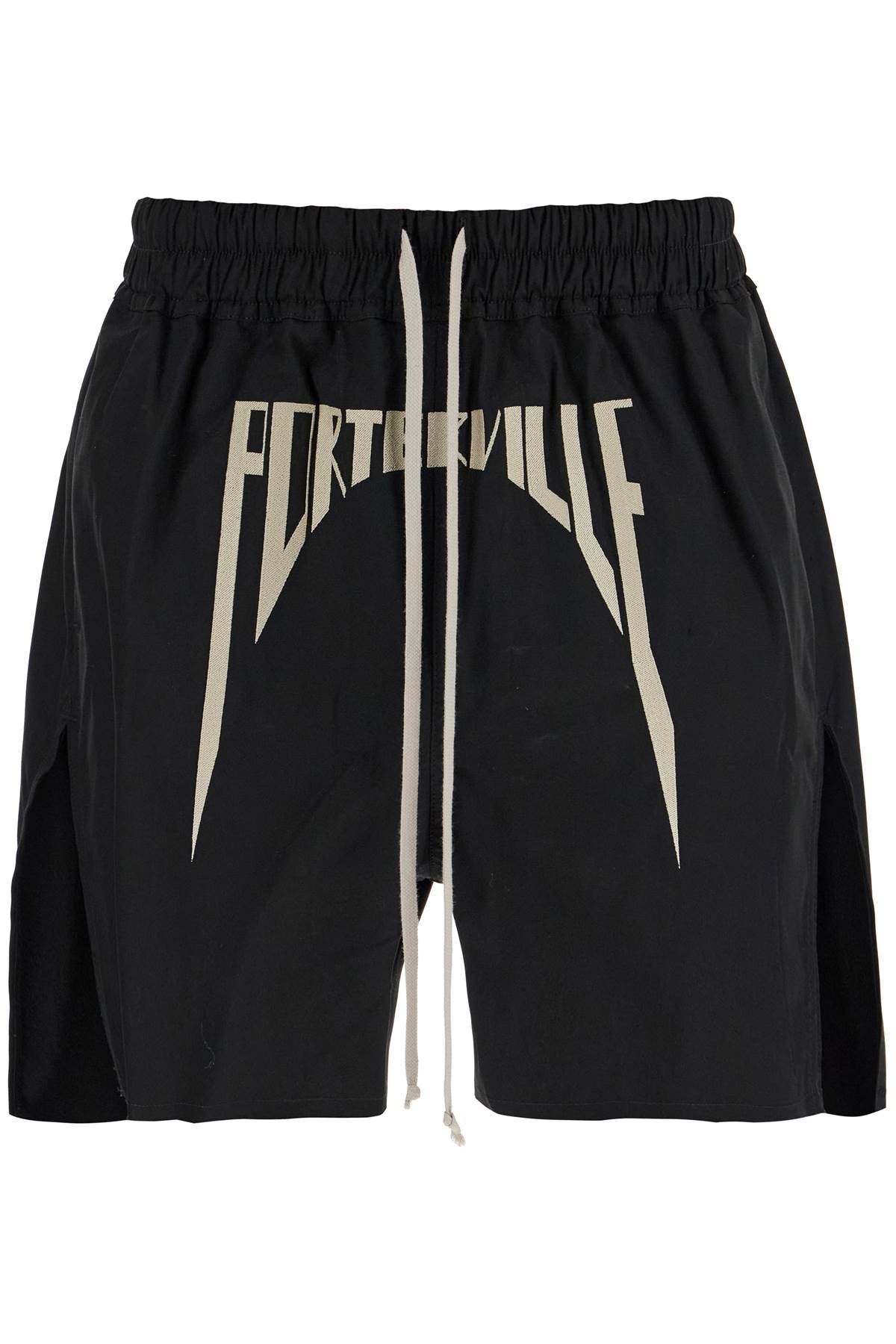 Shop Rick Owens Long Porterville Boxer Shorts In Black