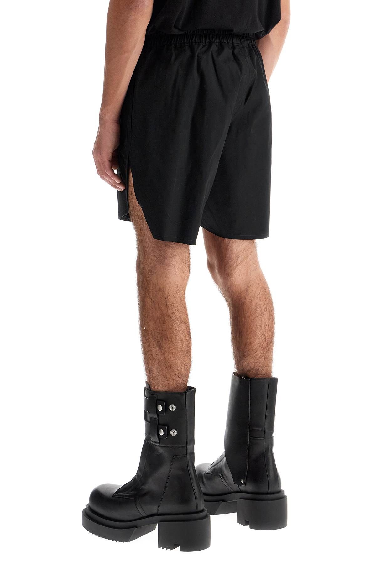 Shop Rick Owens Long Porterville Boxer Shorts In Black