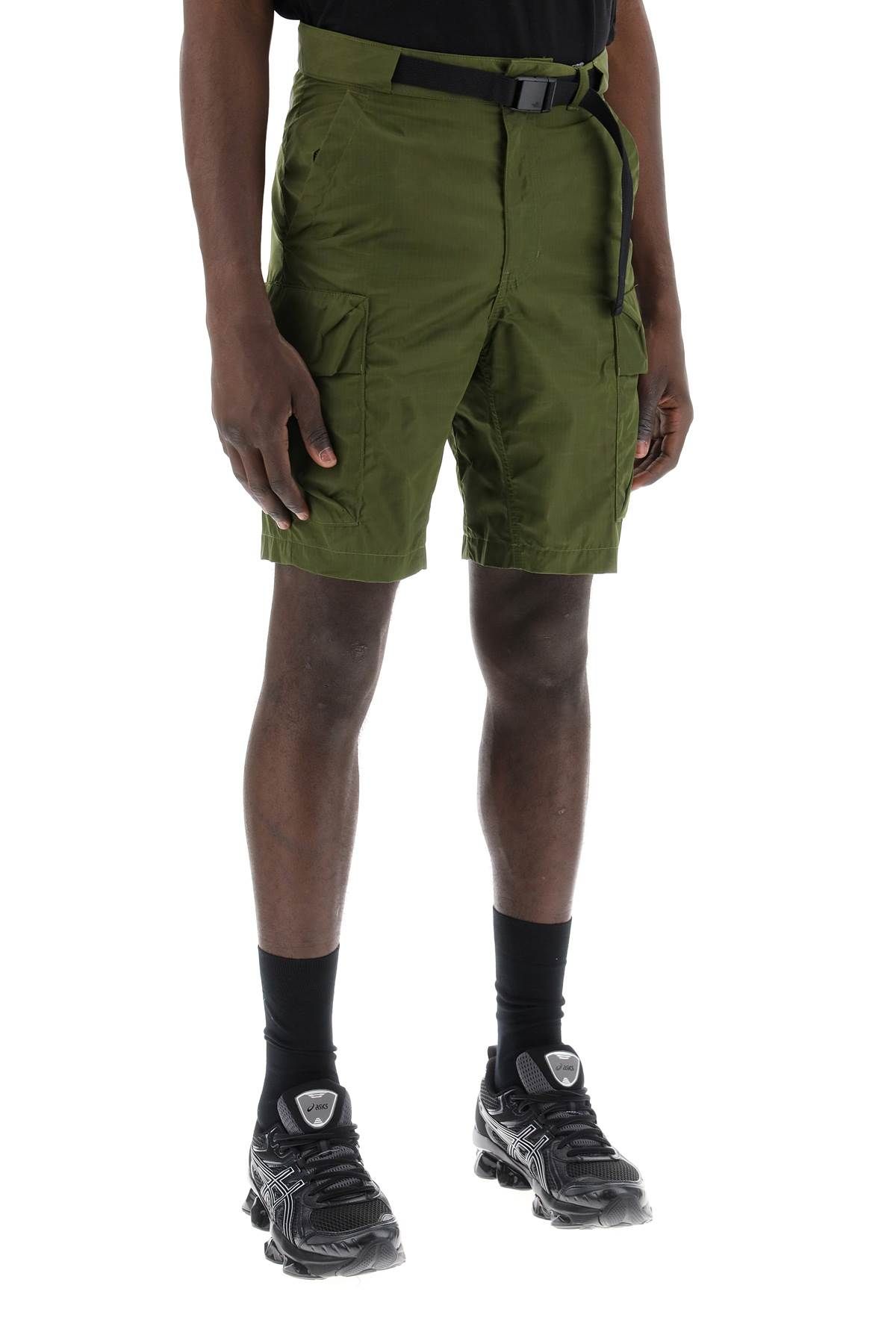 Shop The North Face Ripstop Cargo Bermuda Shorts In Green