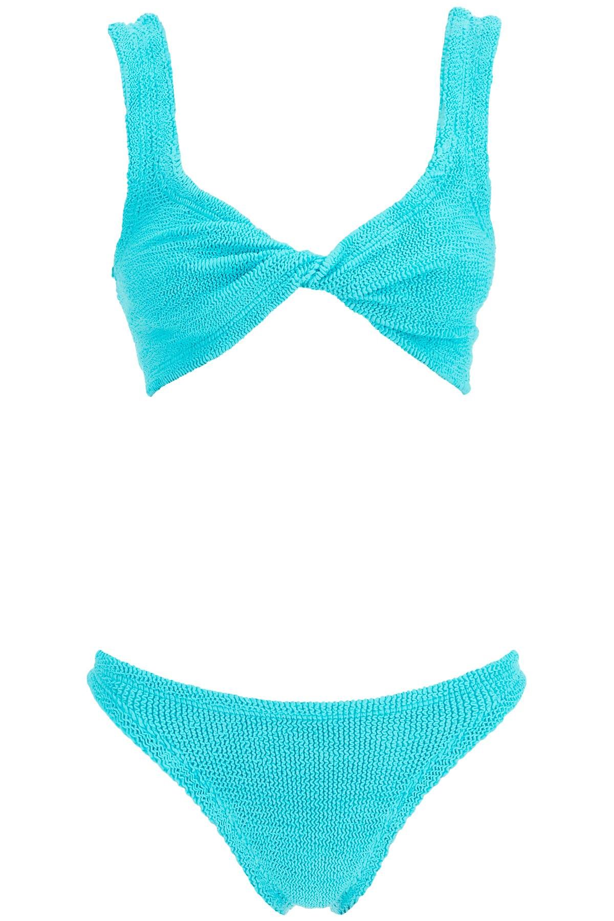 Shop Hunza G Juno Bikini Set In Light Blue