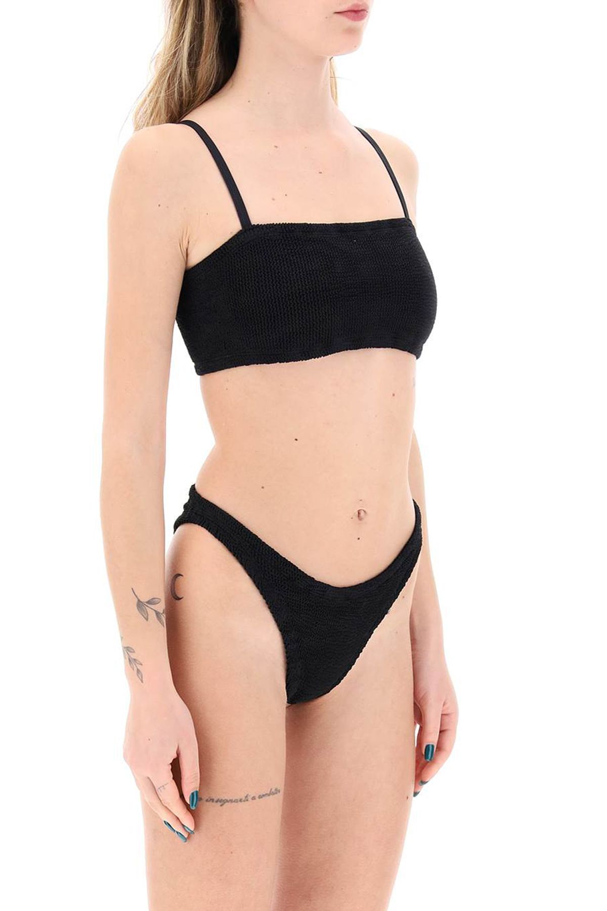 Shop Hunza G Gigi Bikini Set In Black