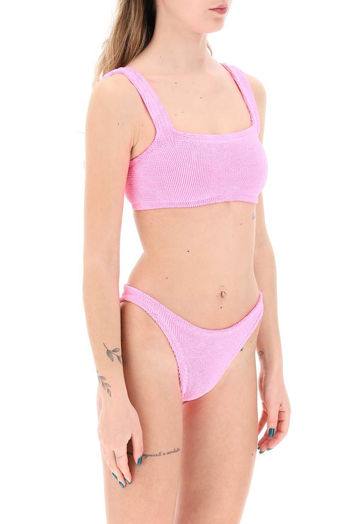 Shop Hunza G Xandra Bikini Set In Pink