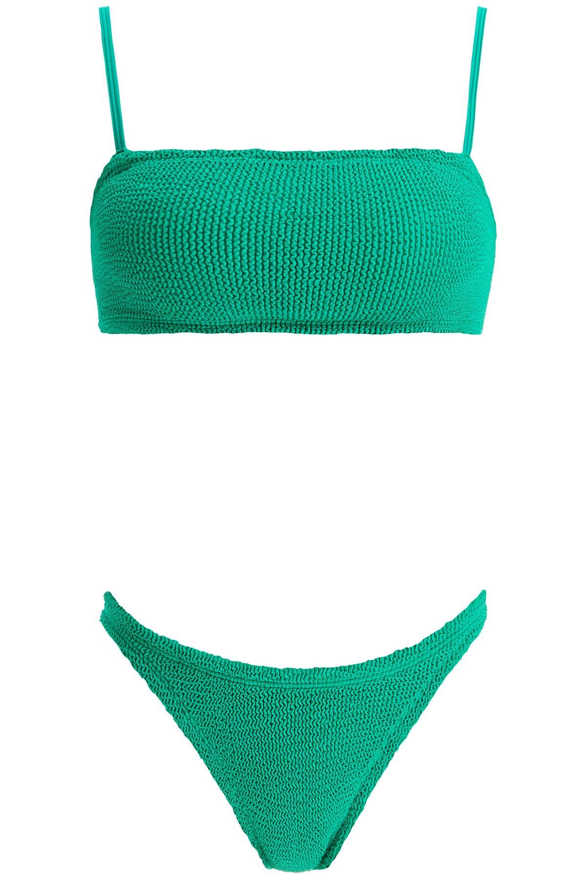 Shop Hunza G Gigi's Bikini In Green