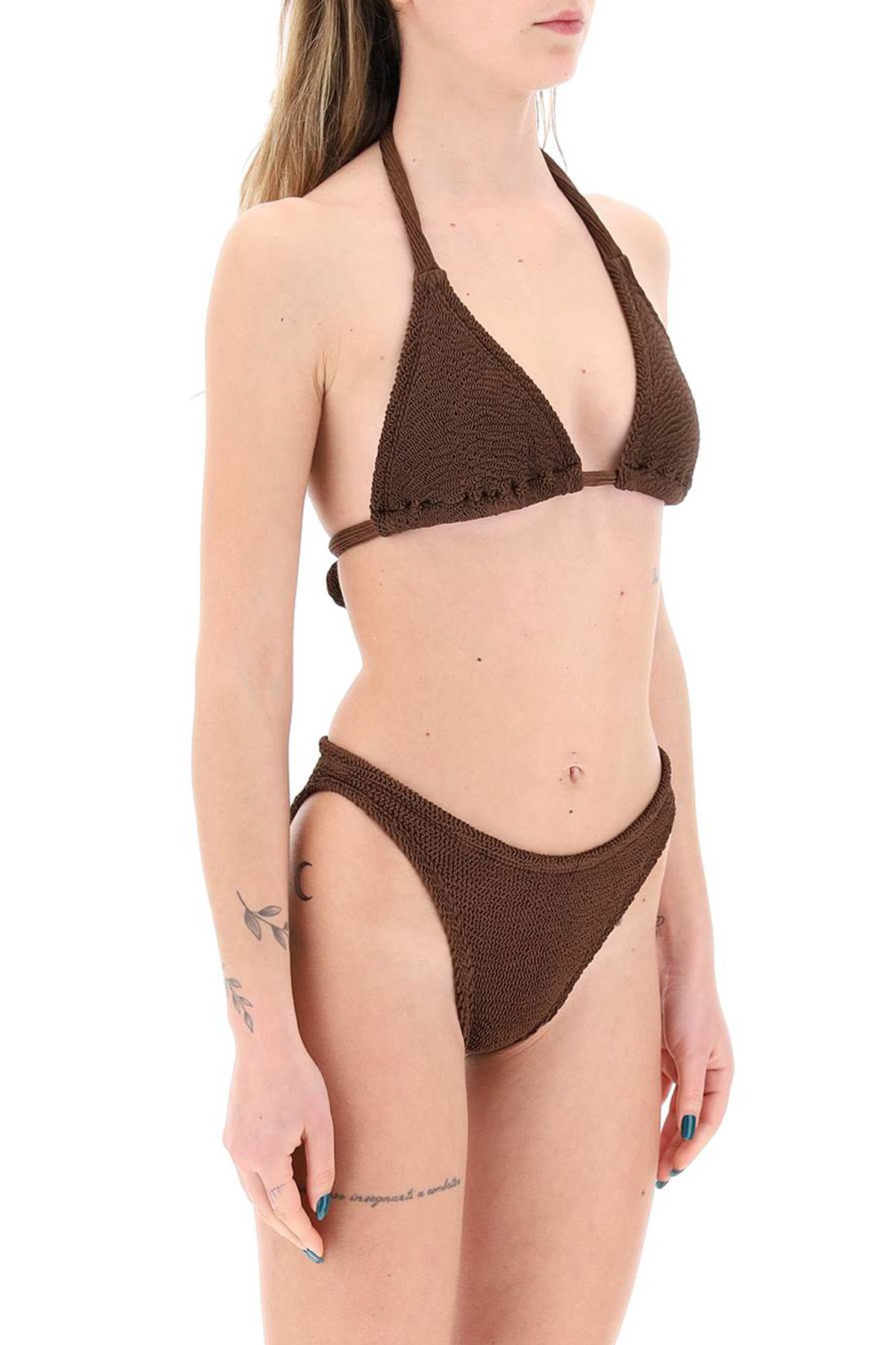 Shop Hunza G Tammy Bikini Set For In Brown