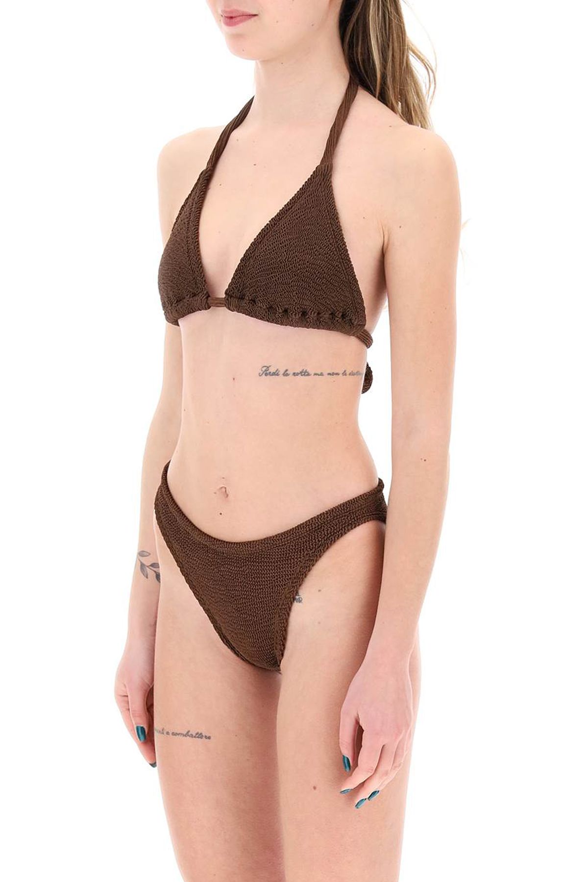 Shop Hunza G Tammy Bikini Set For In Brown