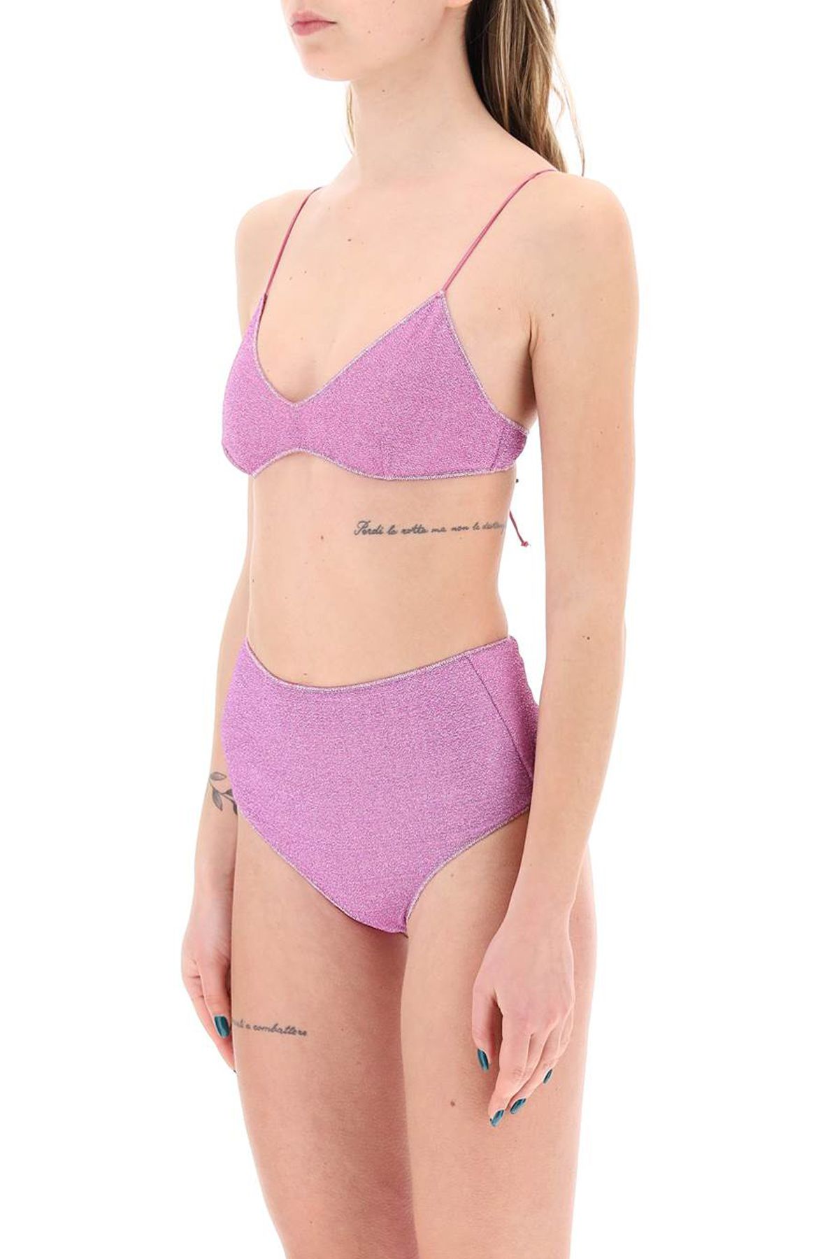 Shop Oseree Lumière Bikini In Purple