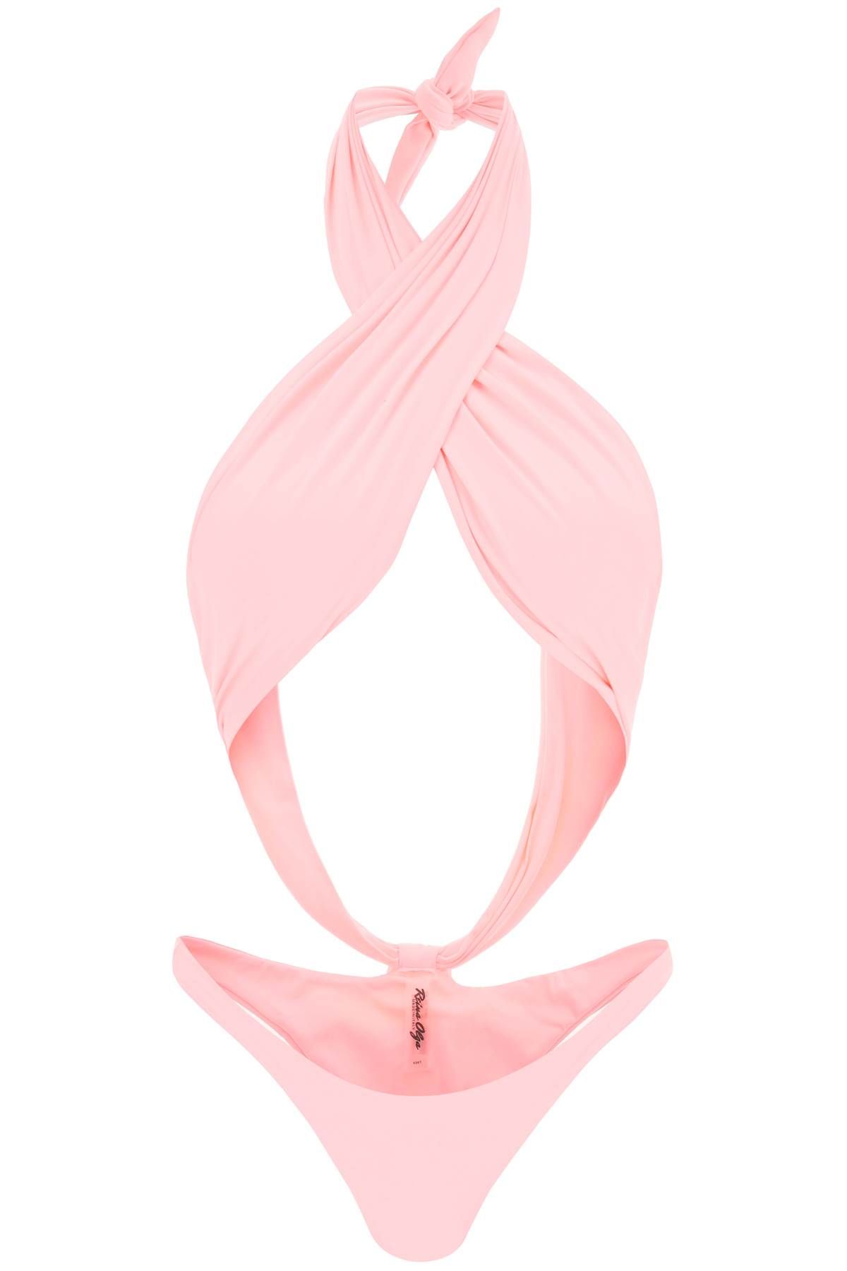 Shop Reina Olga Showpony Trikini In Pink,fluo