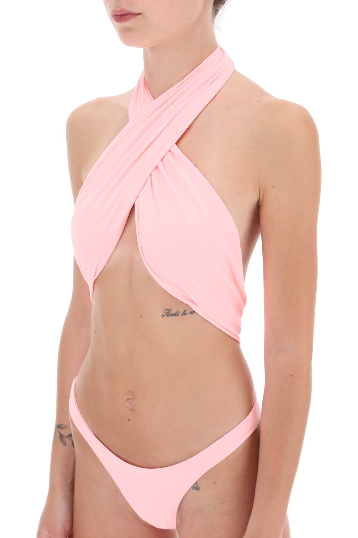 Shop Reina Olga Showpony Trikini In Pink,fluo