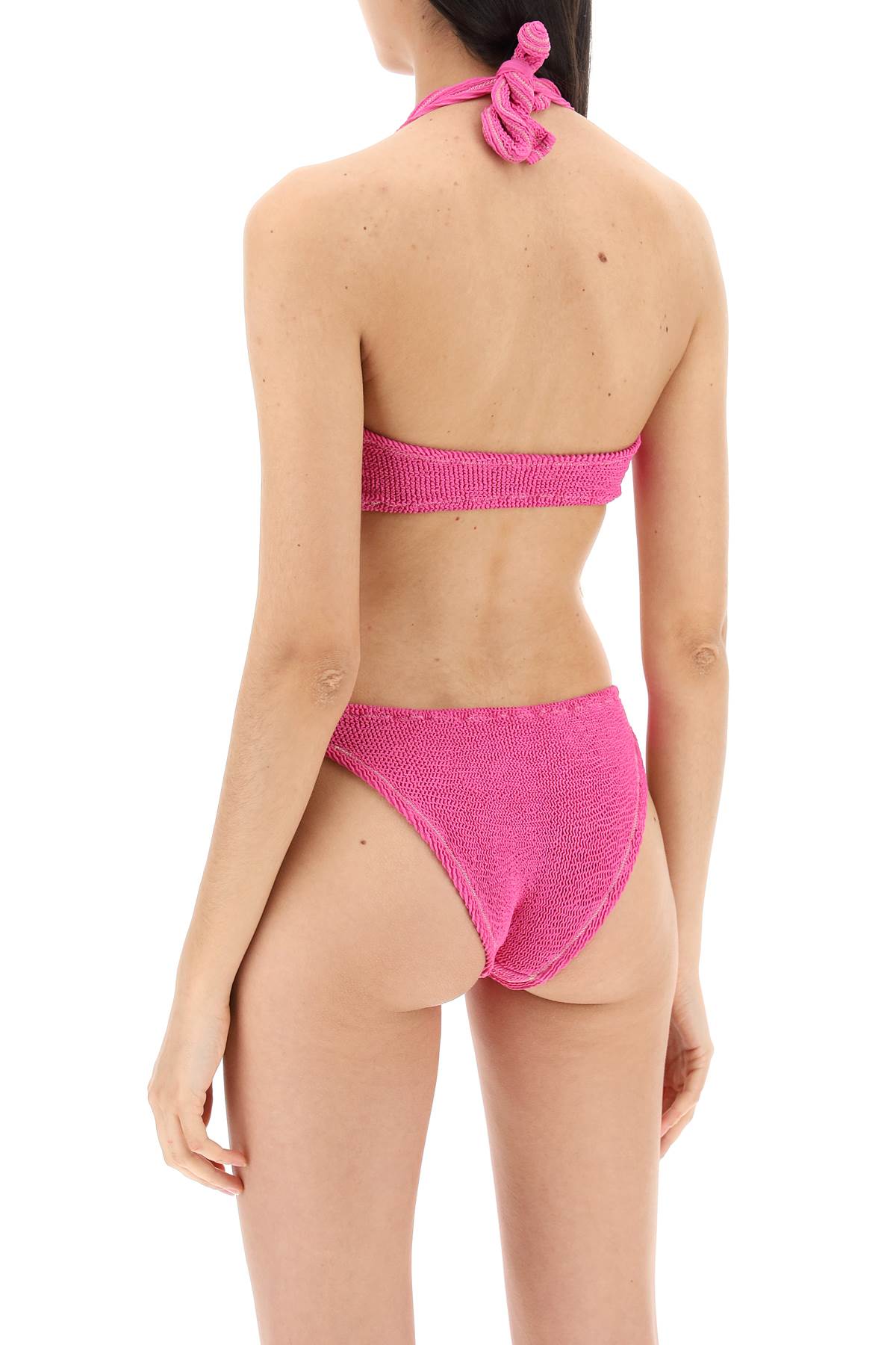 Shop Reina Olga Pilou Bikini Set In Pink