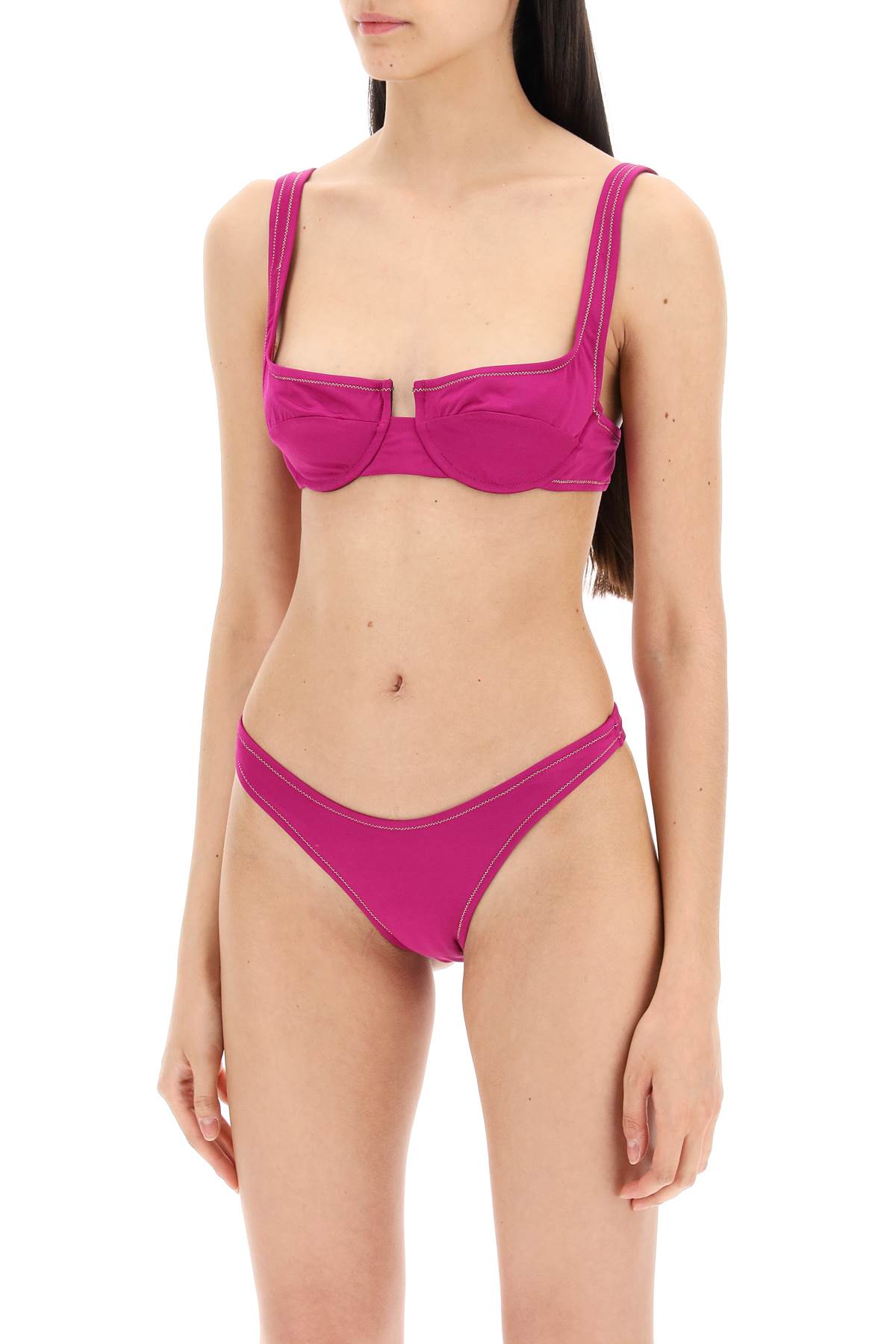 Shop Reina Olga Brigitte Bikini Set In Purple
