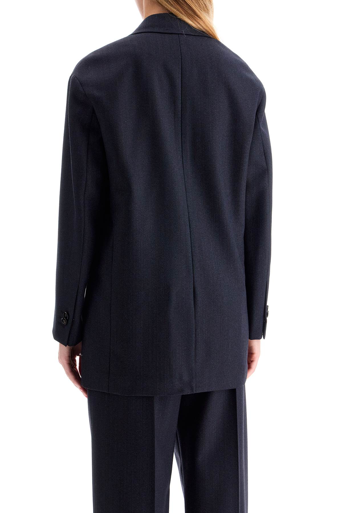 Shop Bottega Veneta Striped Wool Jacket For Men Or In Blue