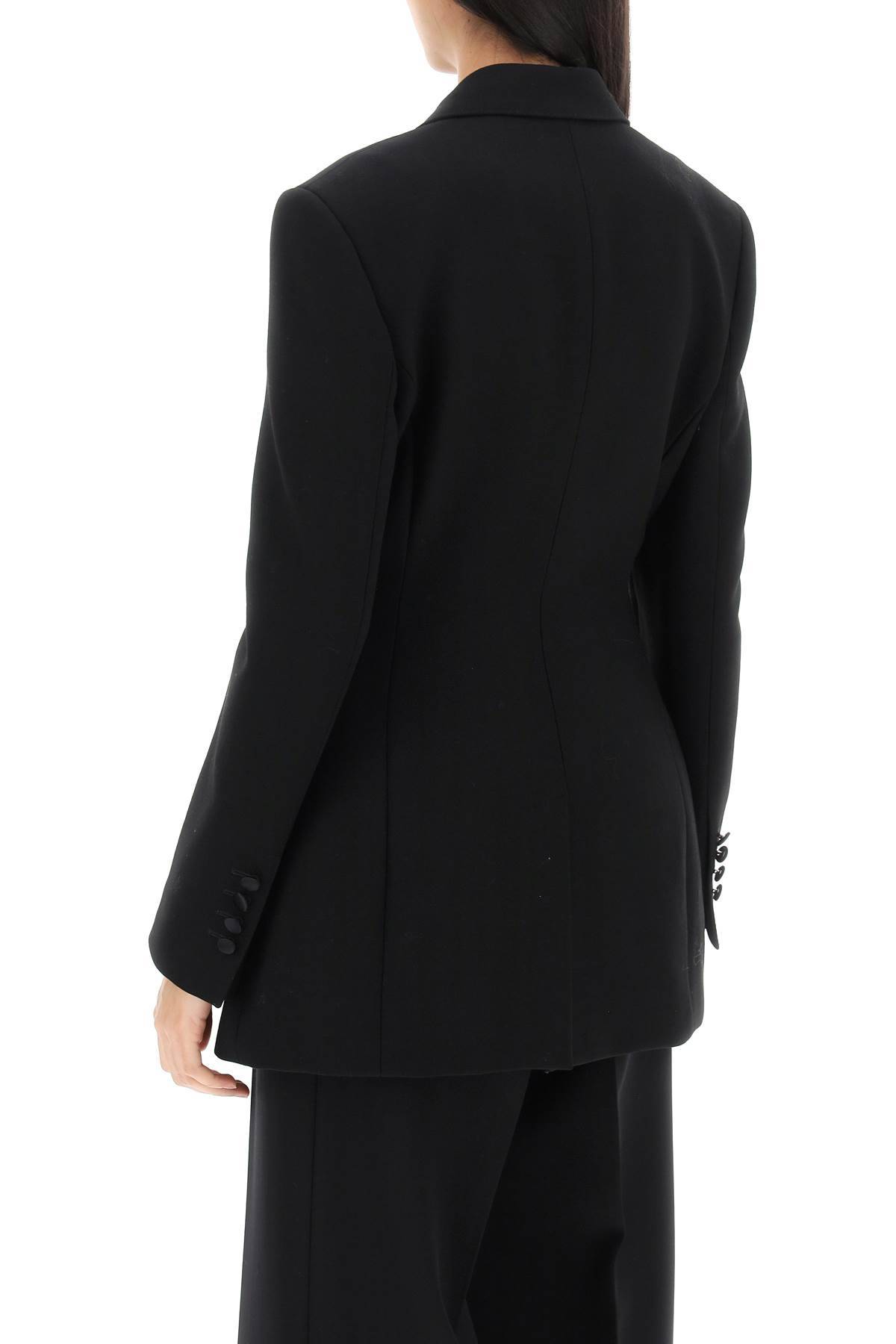 Shop Dolce & Gabbana Dolce Jacket In Wool Cady In Black