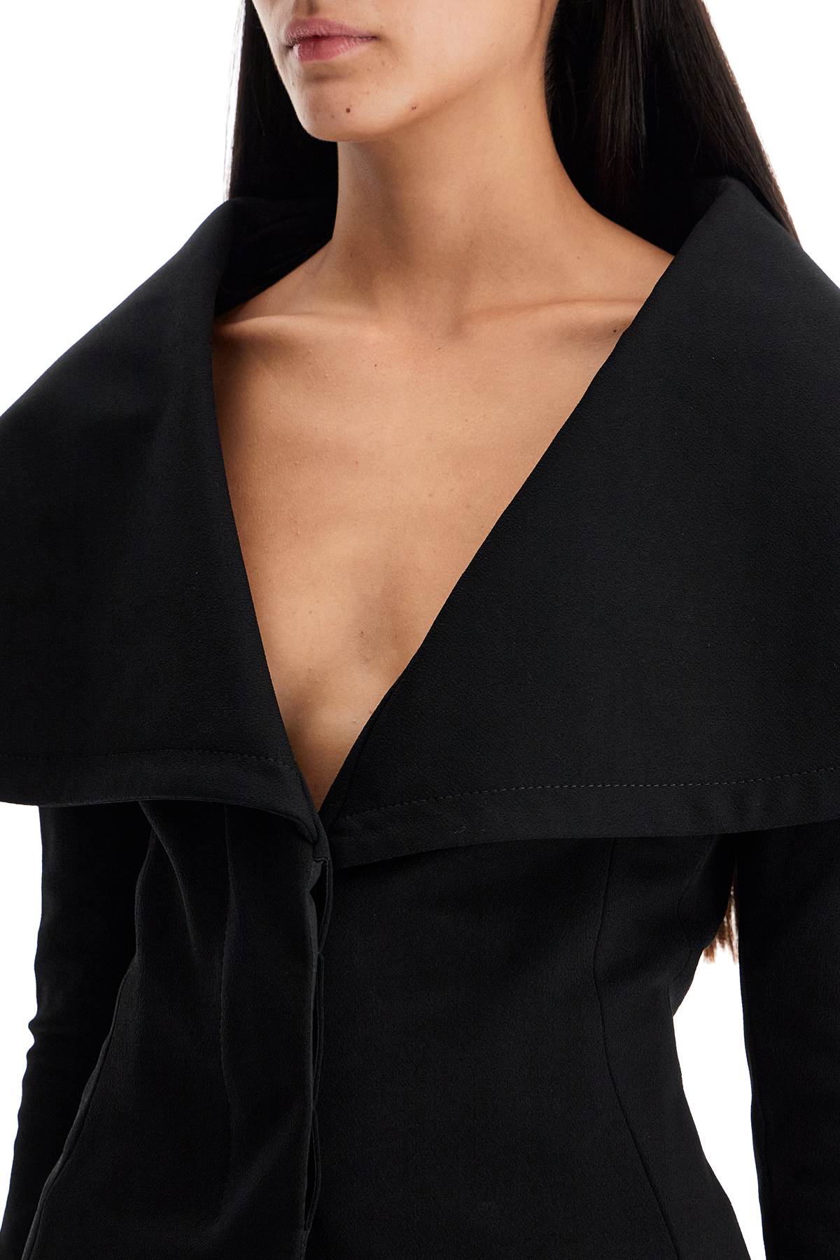 Shop Jacquemus Jersey Blazer 'the Jacket Vest In Black