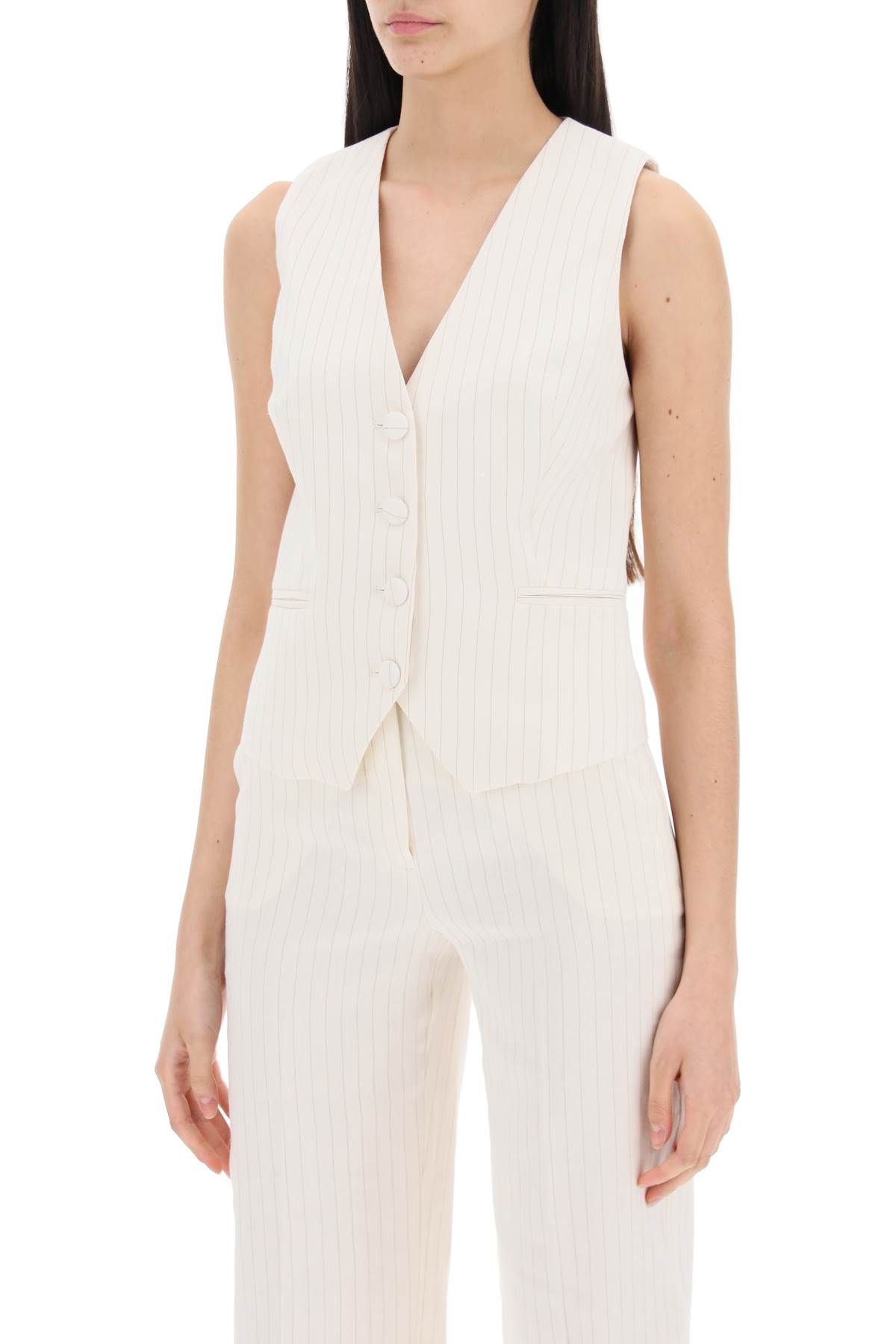 Shop Mvp Wardrobe Monaco Single-breasted In White,neutro
