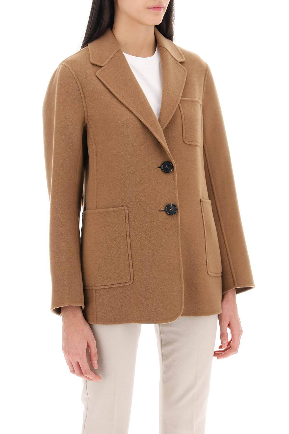 Shop 's Max Mara Angela Wool Jacket In Brown