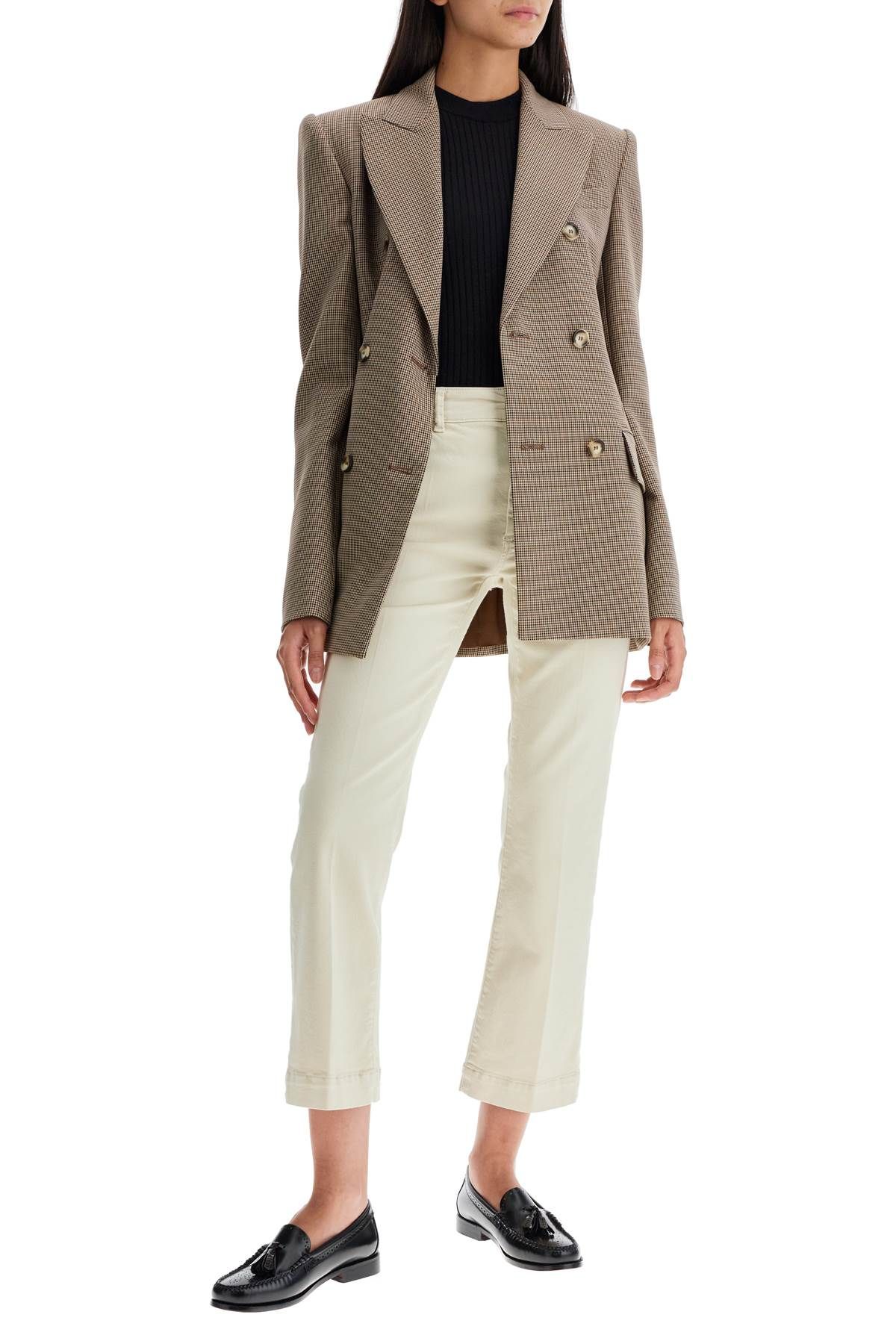 Shop Sportmax 'ocroma' Pied-de In Beige