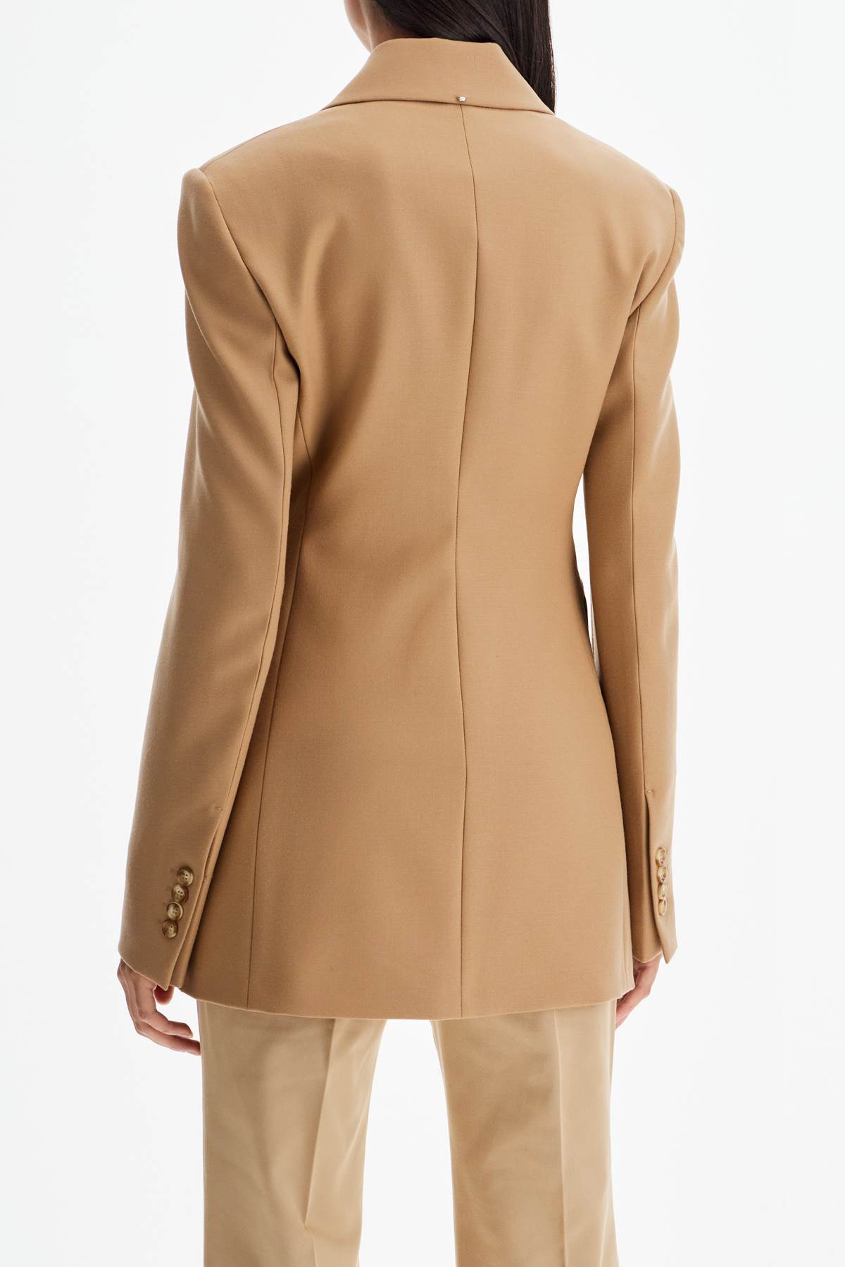 Shop Sportmax Stretch Wool 'opice' Bl In Beige