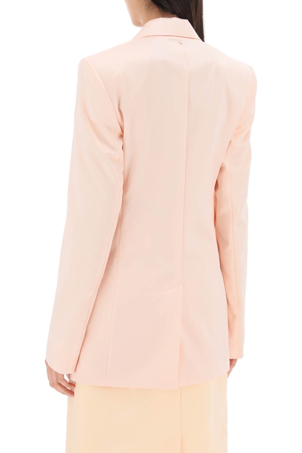 Shop Sportmax Satin Blazer For In Pink