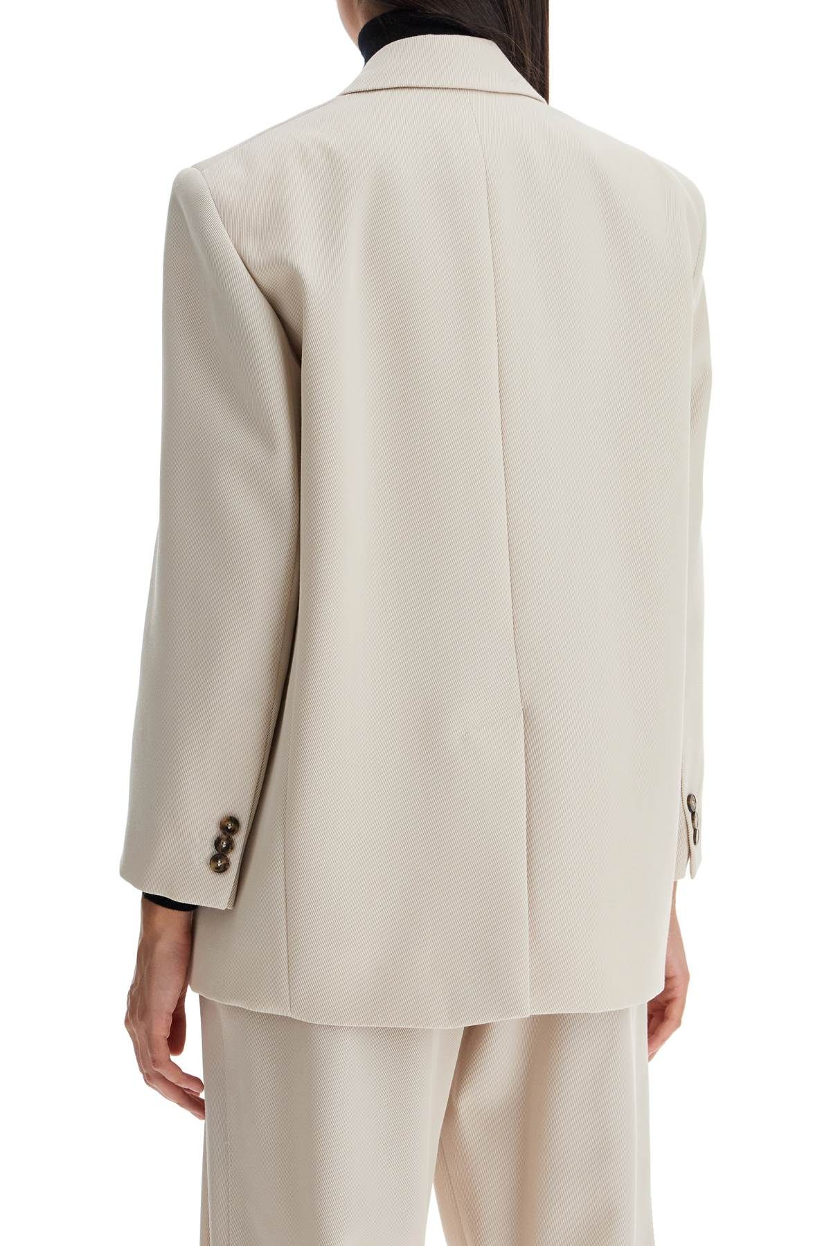 Shop Weekend Max Mara Single-breasted Cavalry Blazer In Beige