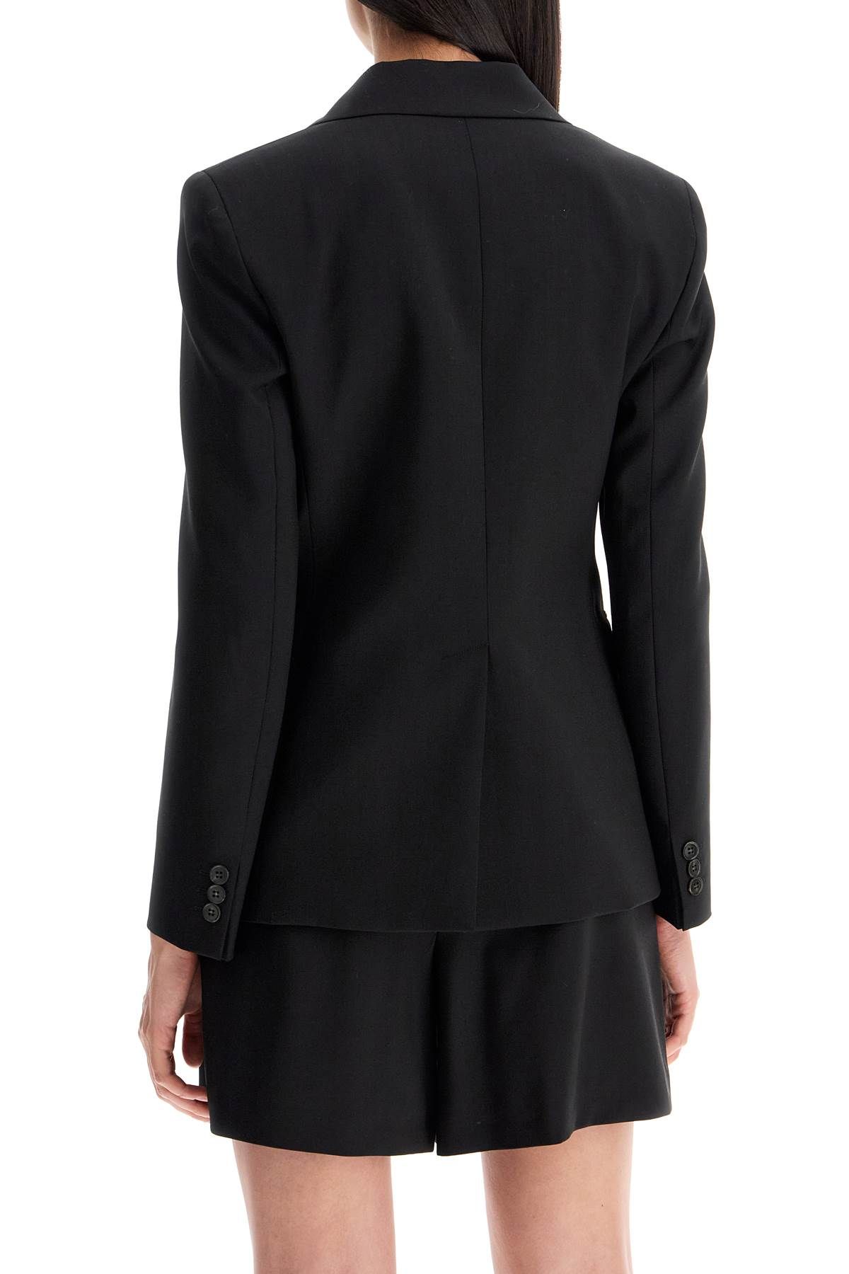 Shop Weekend Max Mara Single-breasted Lamine In Black