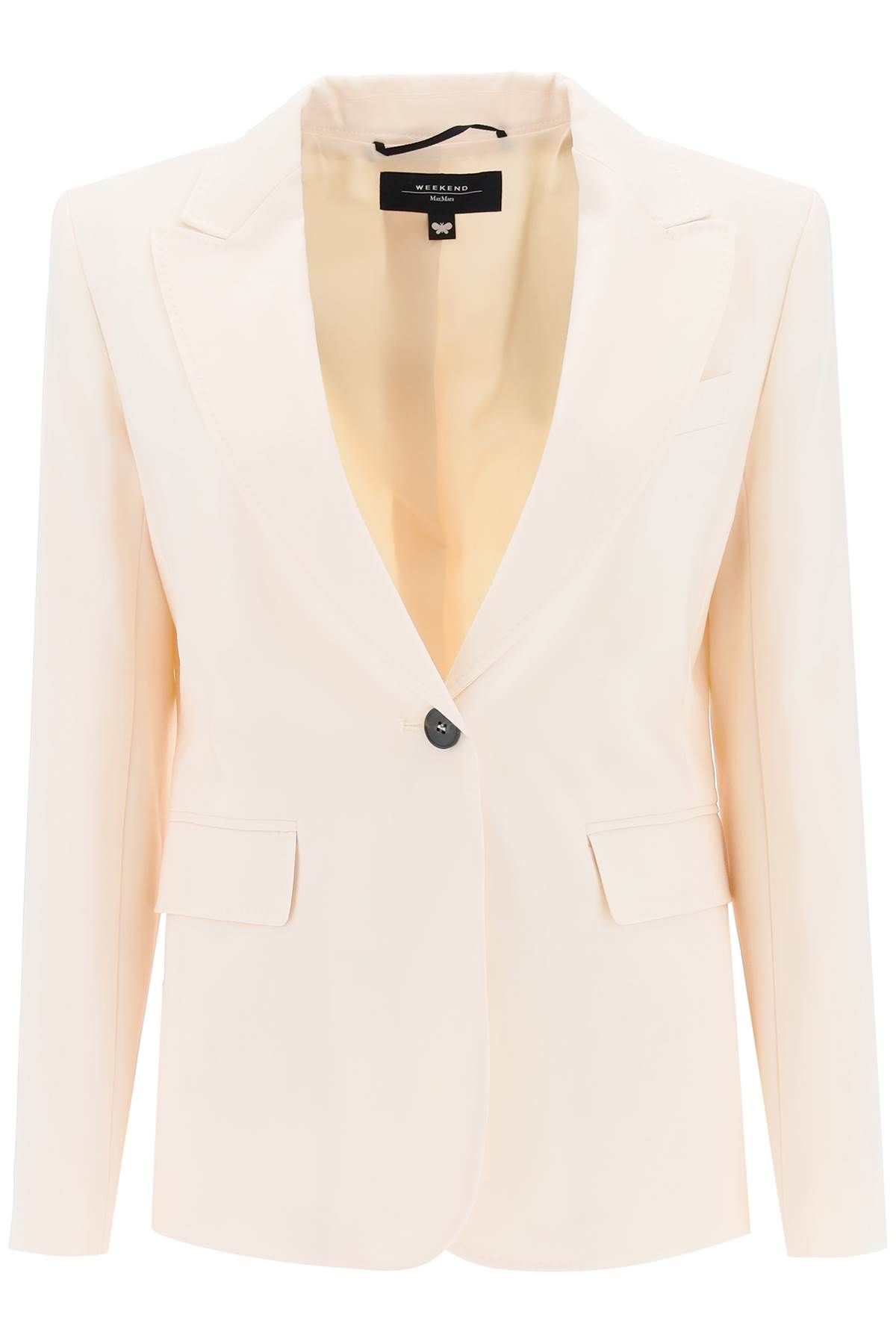 Weekend Max Mara 'valda' Single-breasted Jacket In White