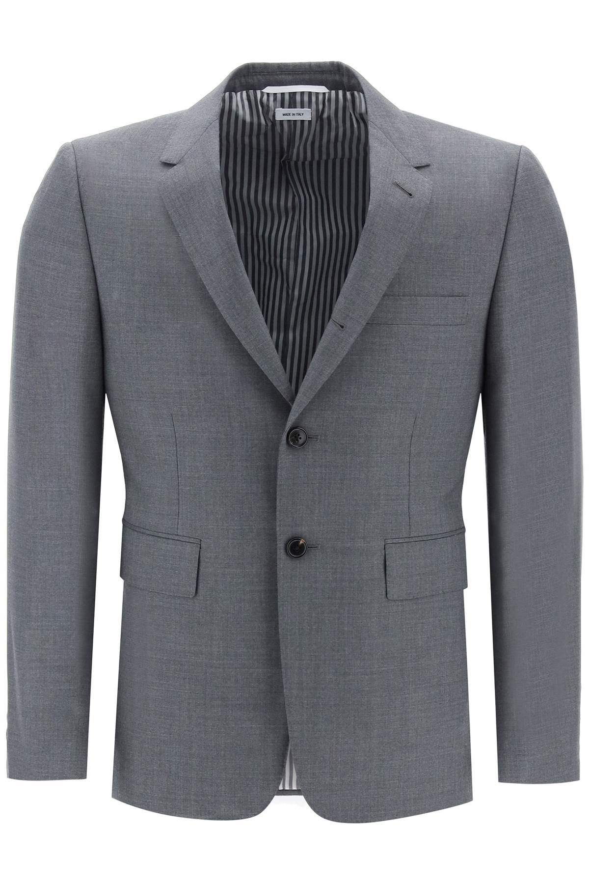 Thom Browne Classic Sport Coat Jacket In Gray