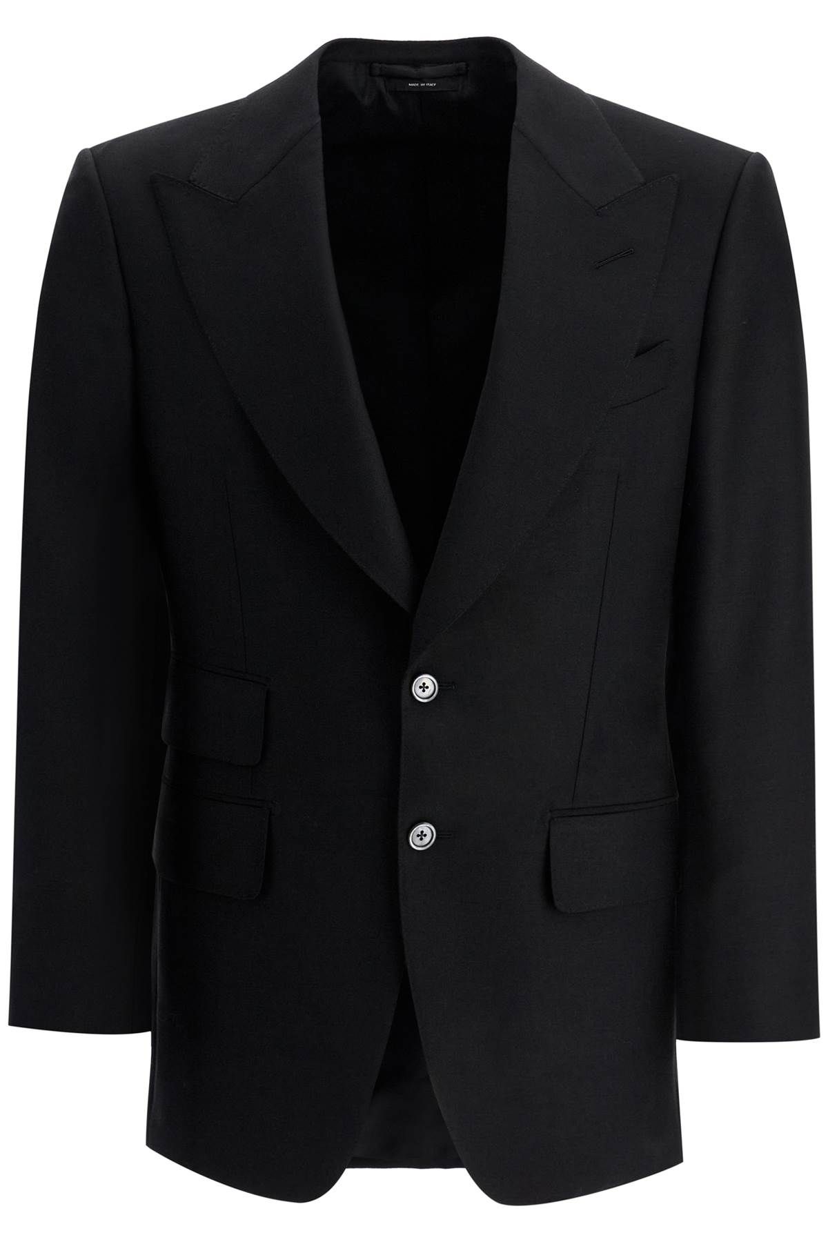 Shop Tom Ford Atticus Single-breasted Jacket In Wool And In Black