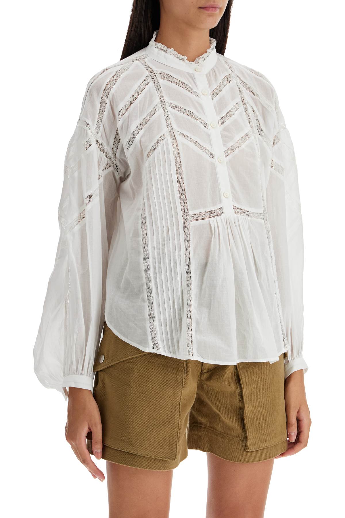 Shop Isabel Marant Étoile Cotton Gelma Blouse For In White