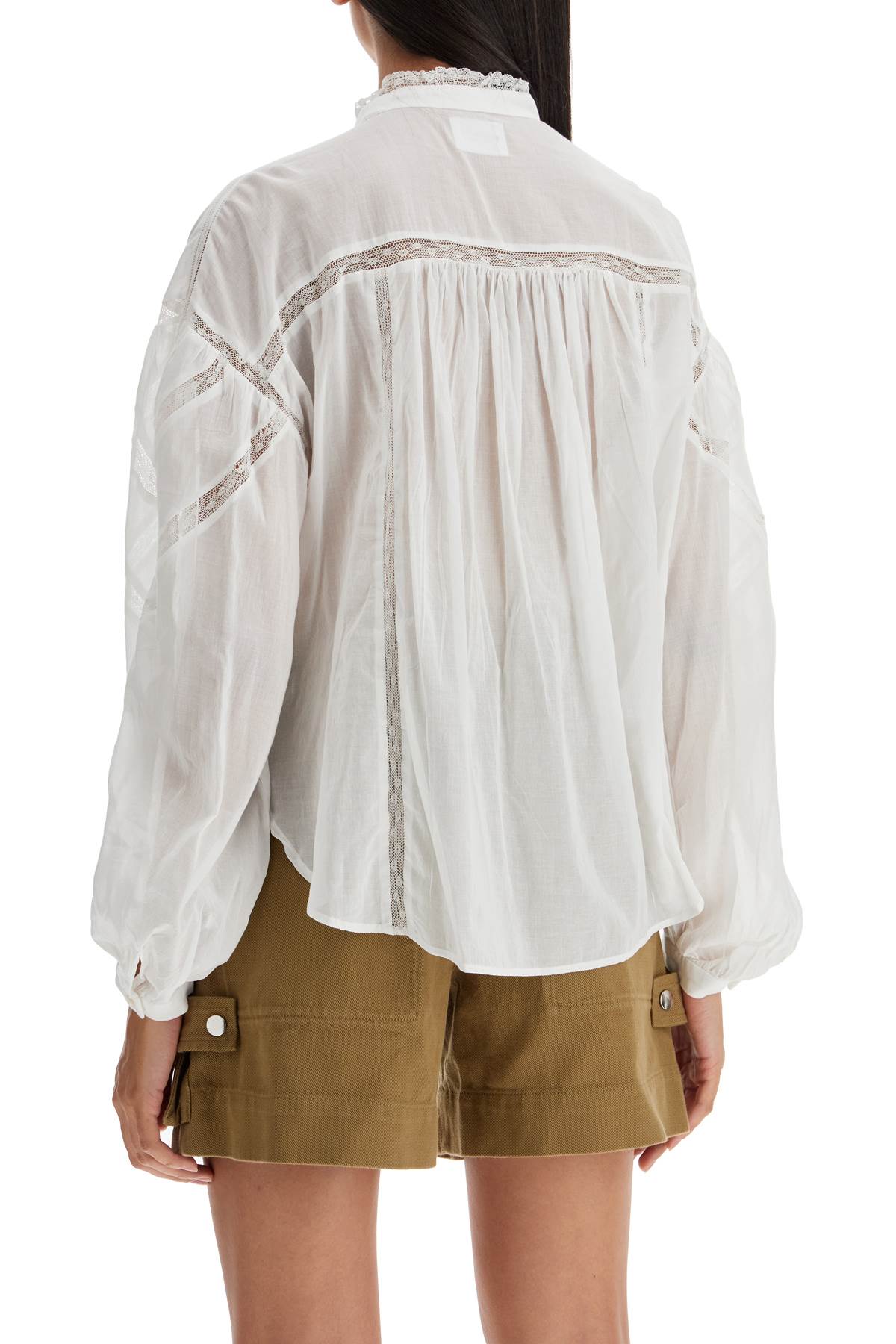 Shop Isabel Marant Étoile Cotton Gelma Blouse For In White