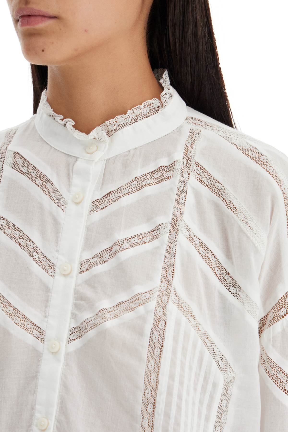 Shop Isabel Marant Étoile Cotton Gelma Blouse For In White