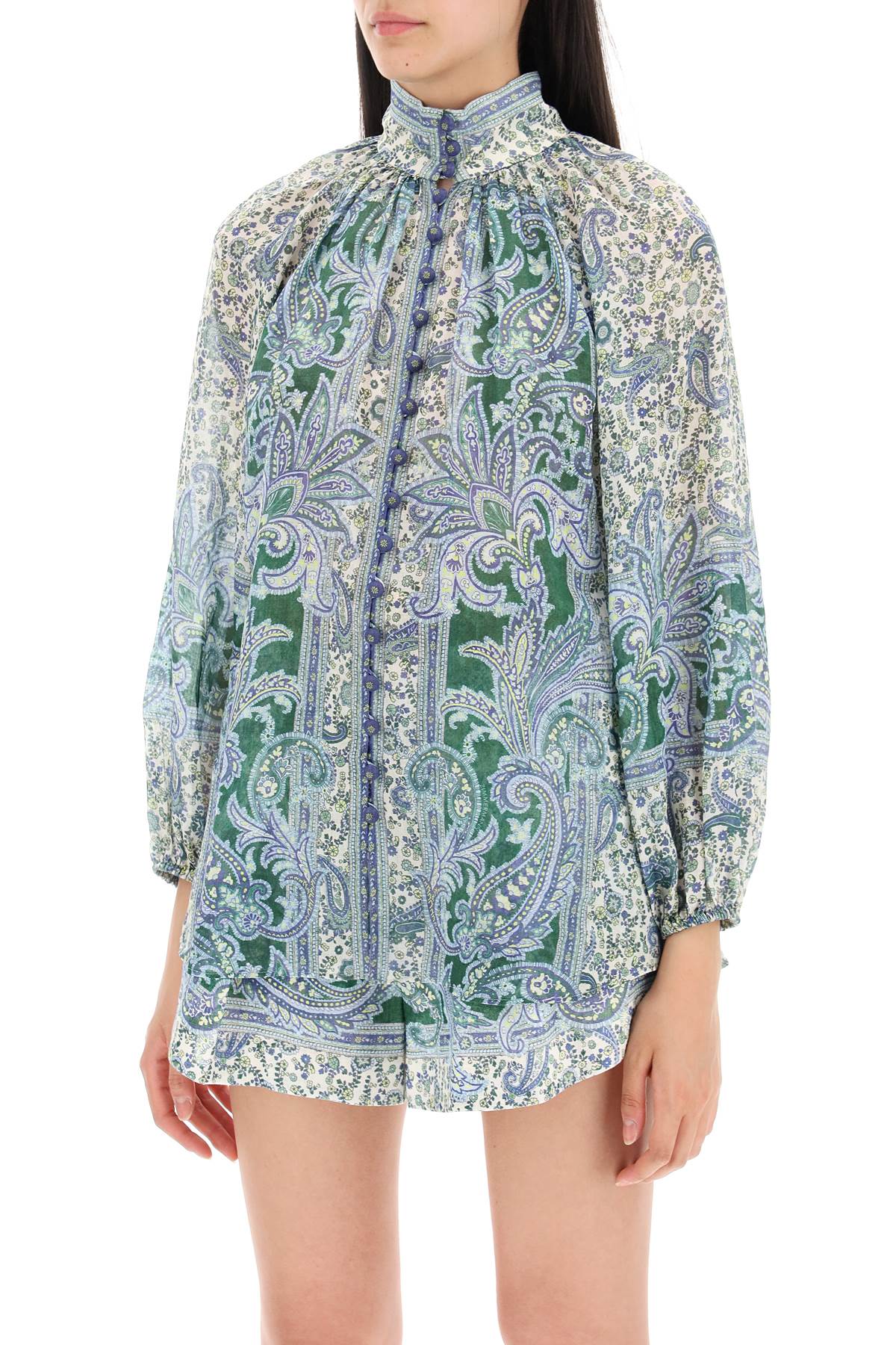 Shop Zimmermann Billowy Ottie Bl In Blue