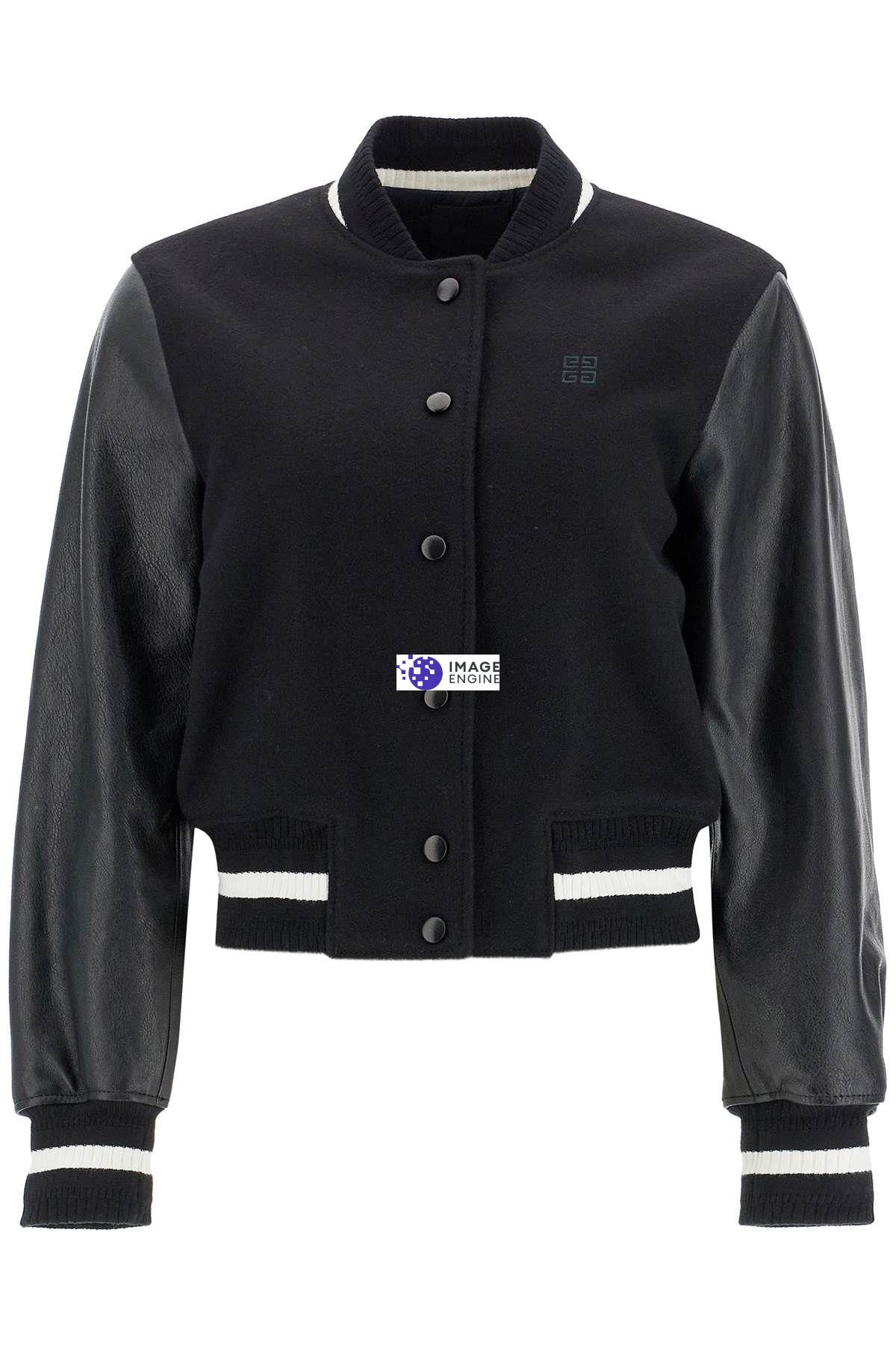 Givenchy Wool And Leather Varsity Jacket