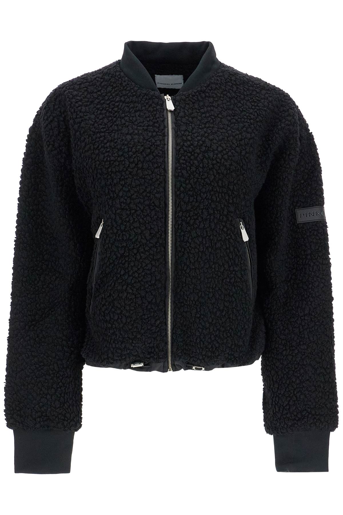 Shop Pinko Teddy Bomber Jacket For In Black