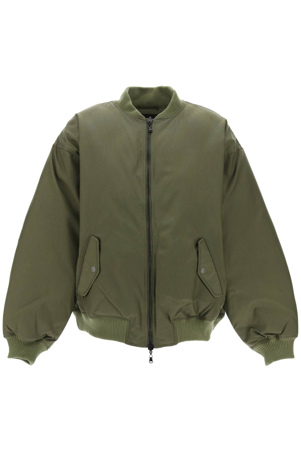 Shop Wardrobe.nyc Reversible Bomber Jacket In Khaki