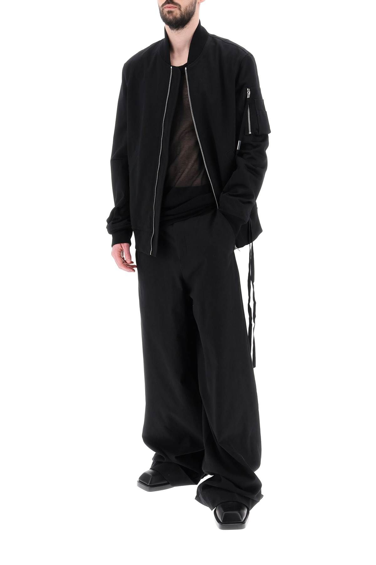 Shop Ann Demeulemeester Dries Standard Bomber Jacket In Black