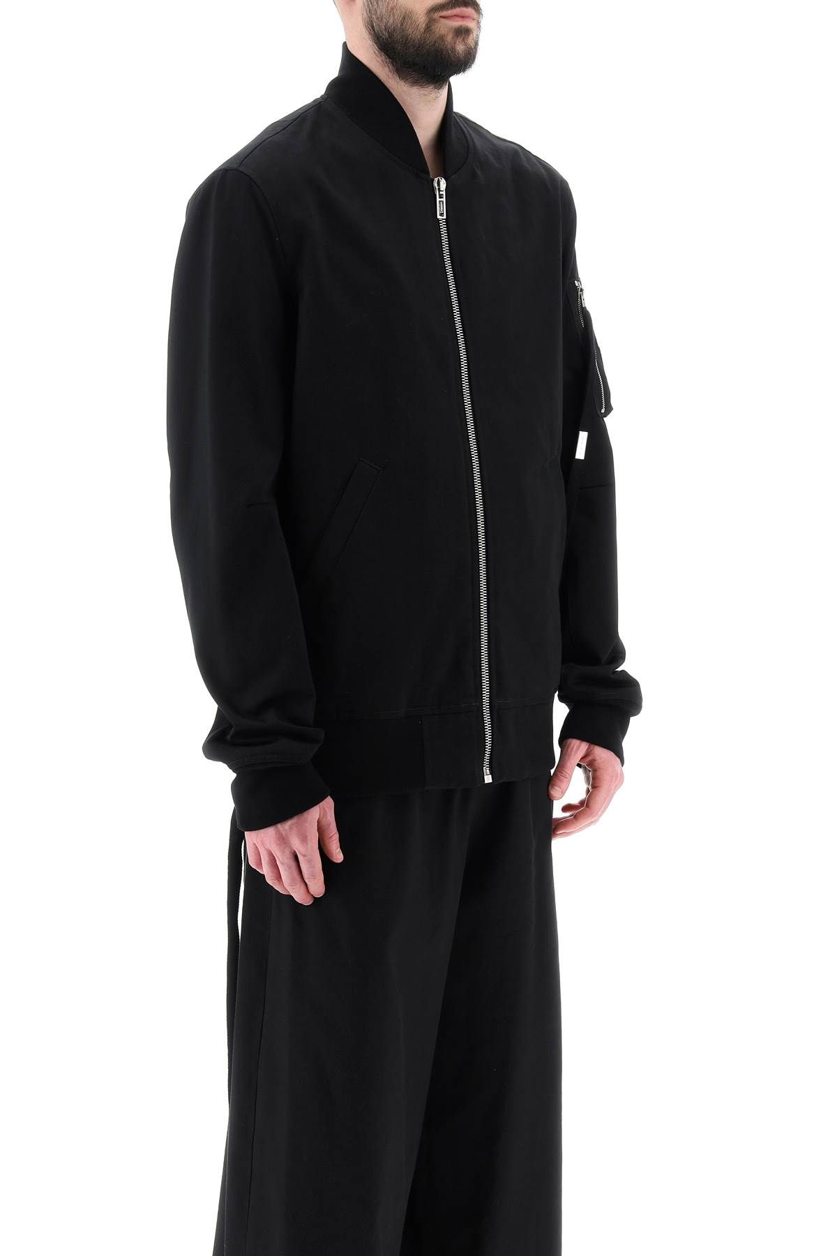 Shop Ann Demeulemeester Dries Standard Bomber Jacket In Black