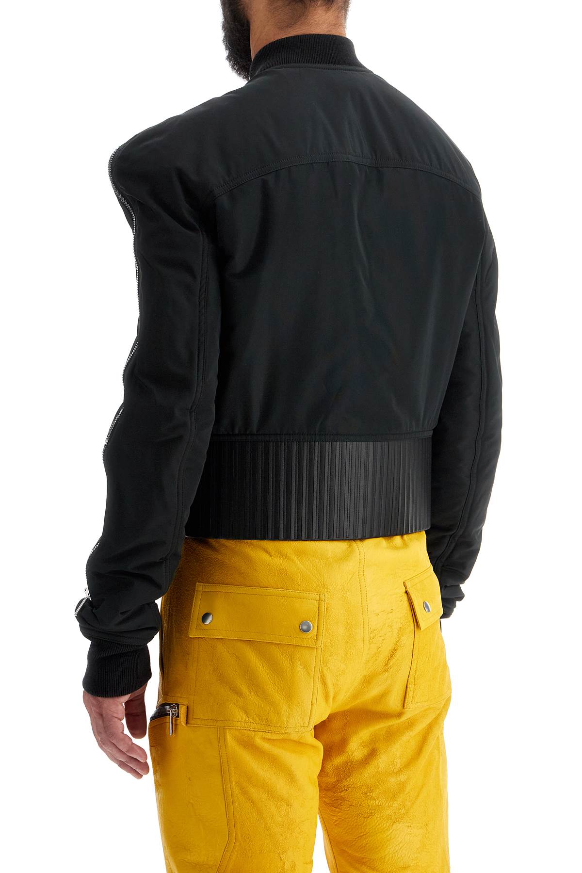 Shop Rick Owens Structured Shoulder Bomber Jacket In Black