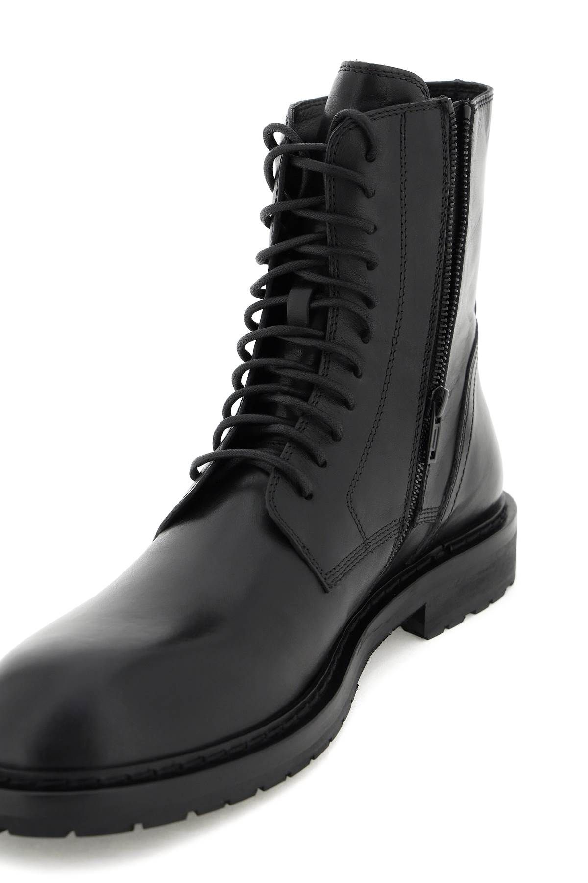 Shop Ann Demeulemeester 'danny' Combat Boots