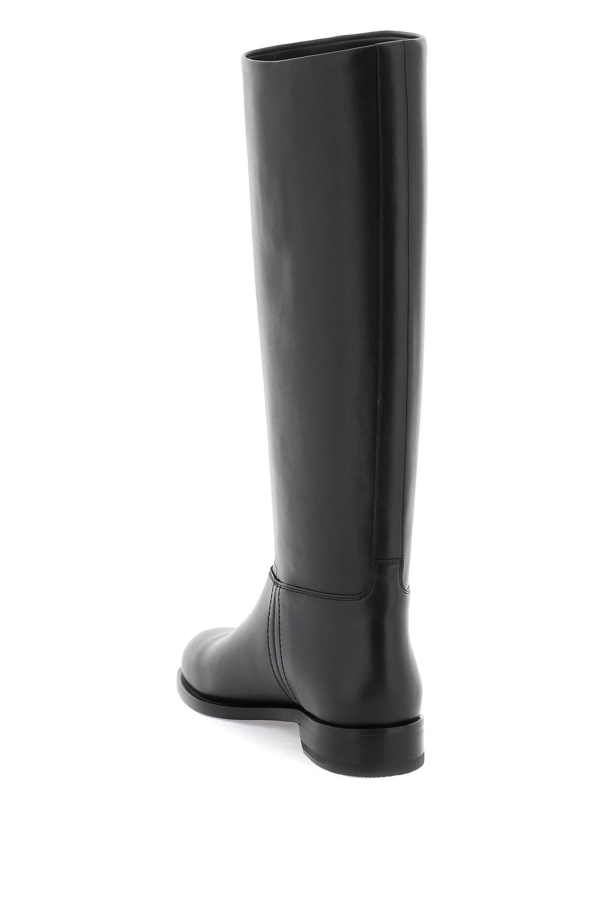 Shop Bally Leather Huntington Boots In Black
