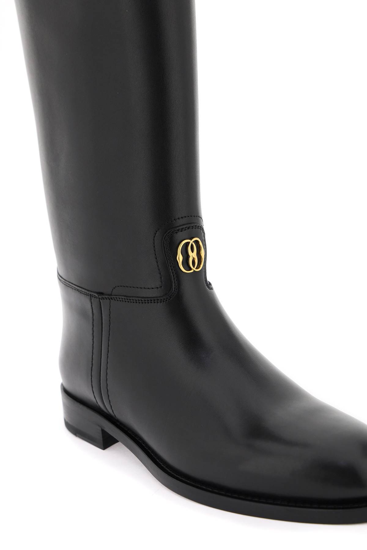 Shop Bally Leather Huntington Boots In Black