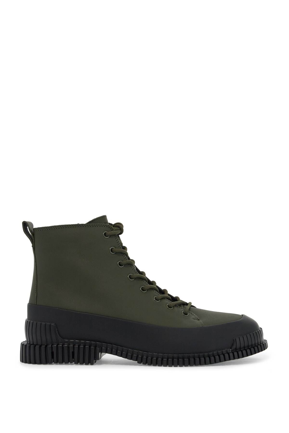 Shop Camper Smooth Leather Pix Ankle Boots In Green