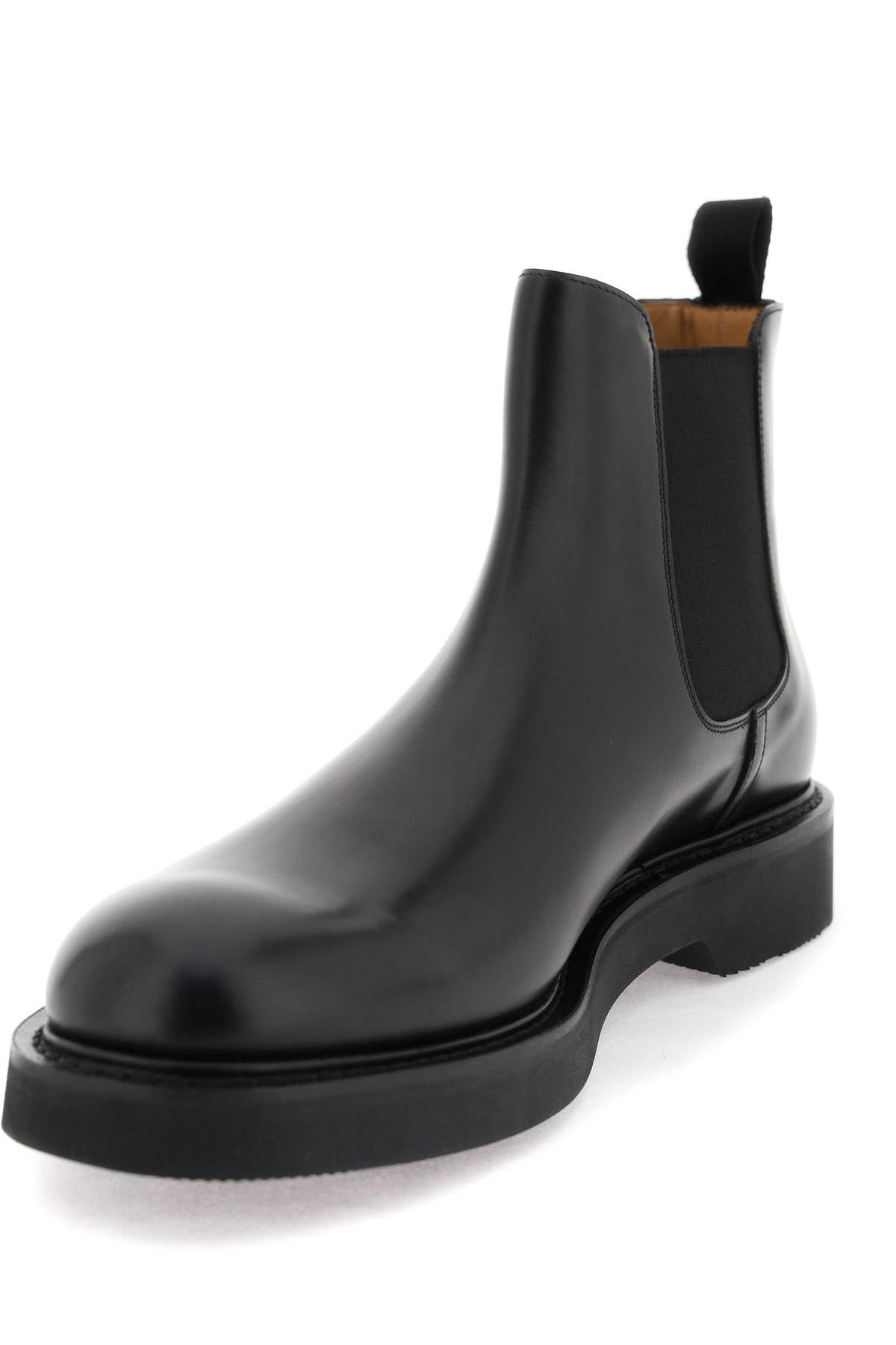 Shop Church's Leather Leicester Chelsea Boots In Black