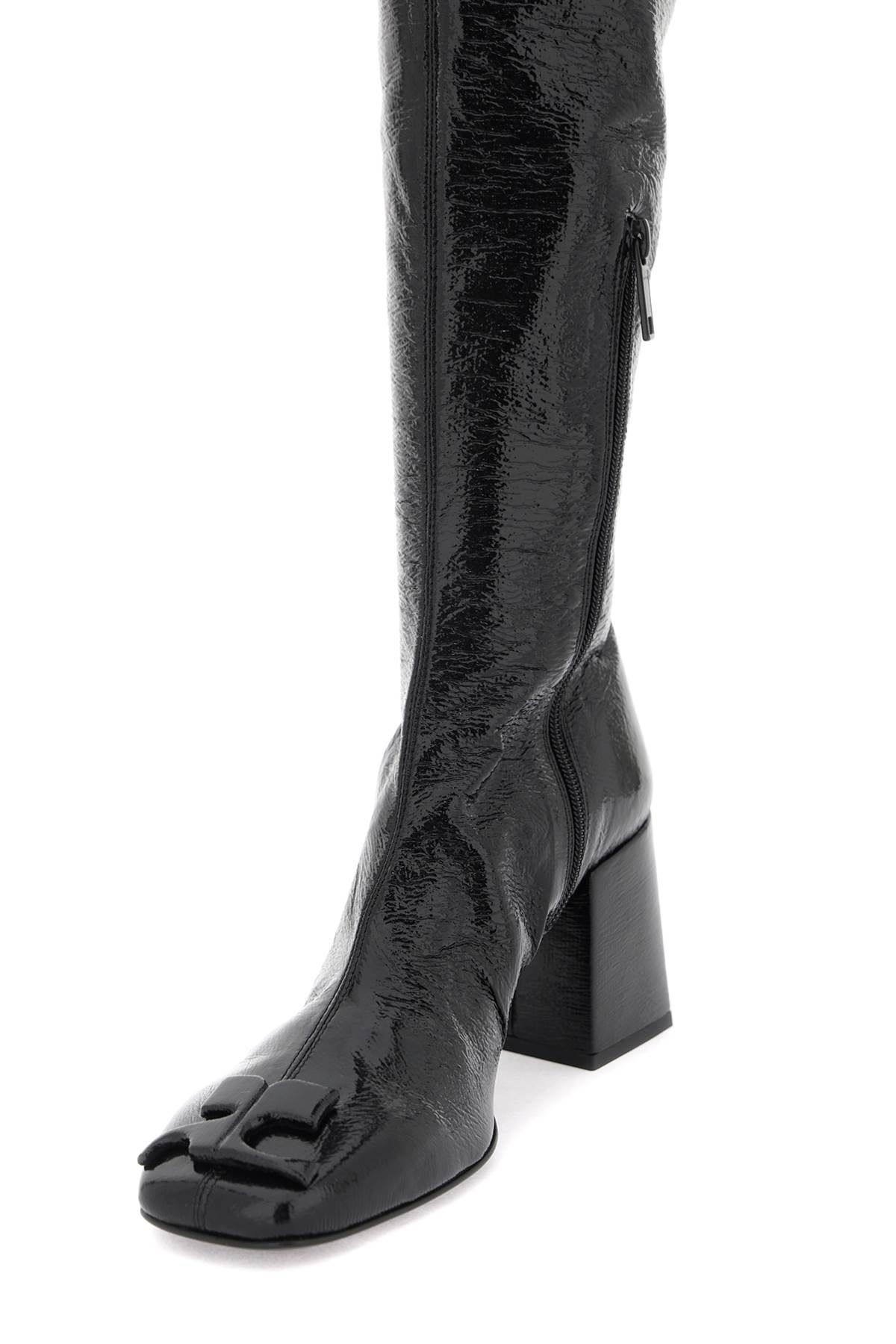 Shop Courrèges 'heritage Boots In Black