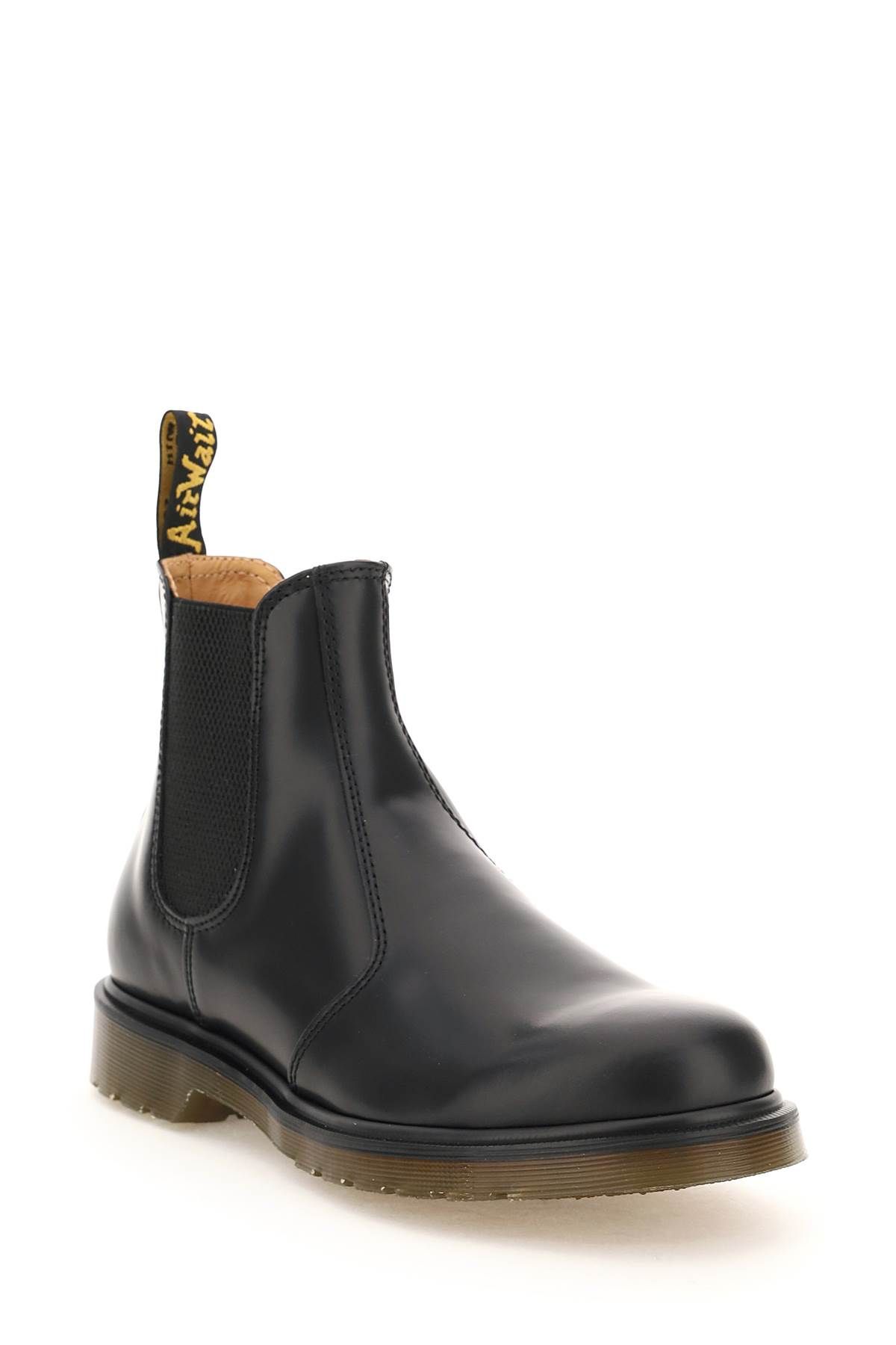 Shop Dr. Martens' Smooth Leather 2976 Chelsea Boots In Black