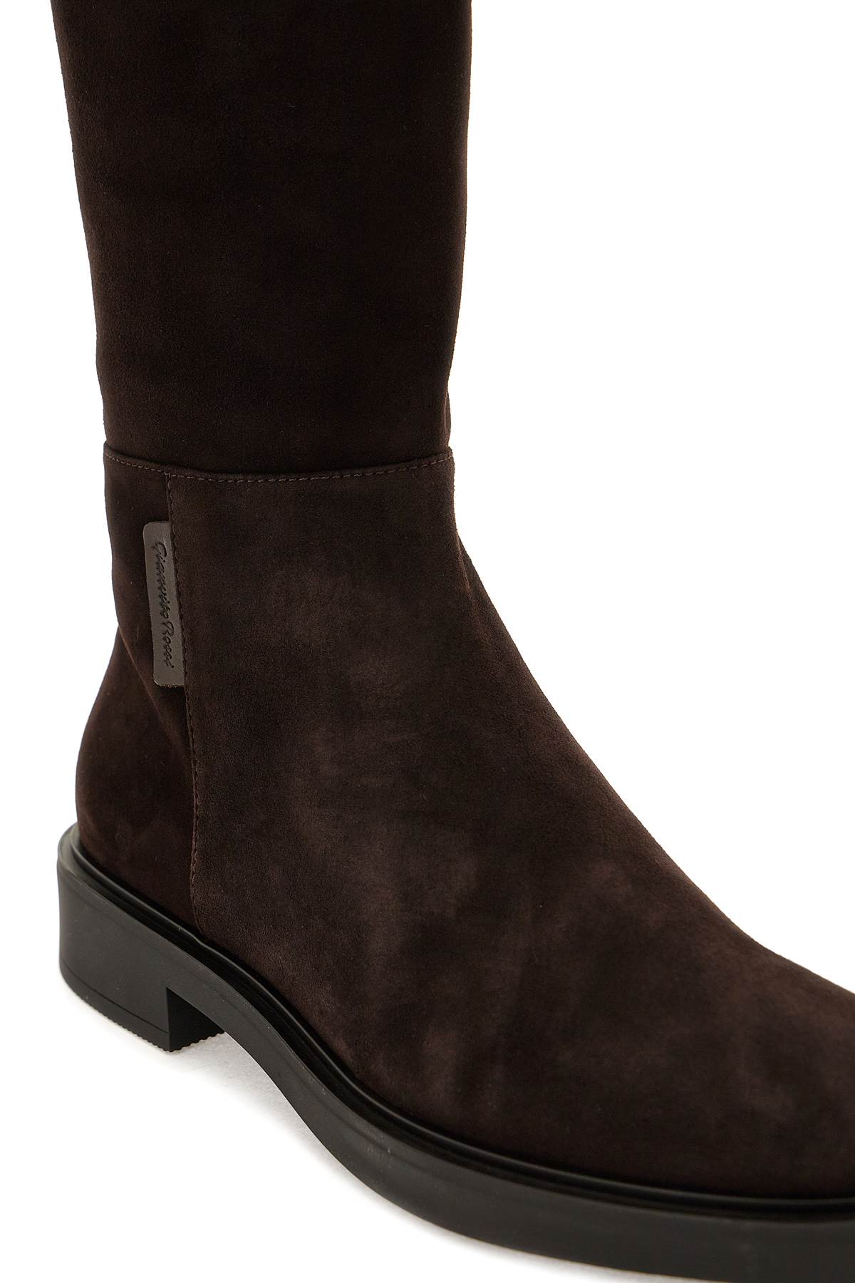 Shop Gianvito Rossi 'lexington' Cuissardes Boots In Brown