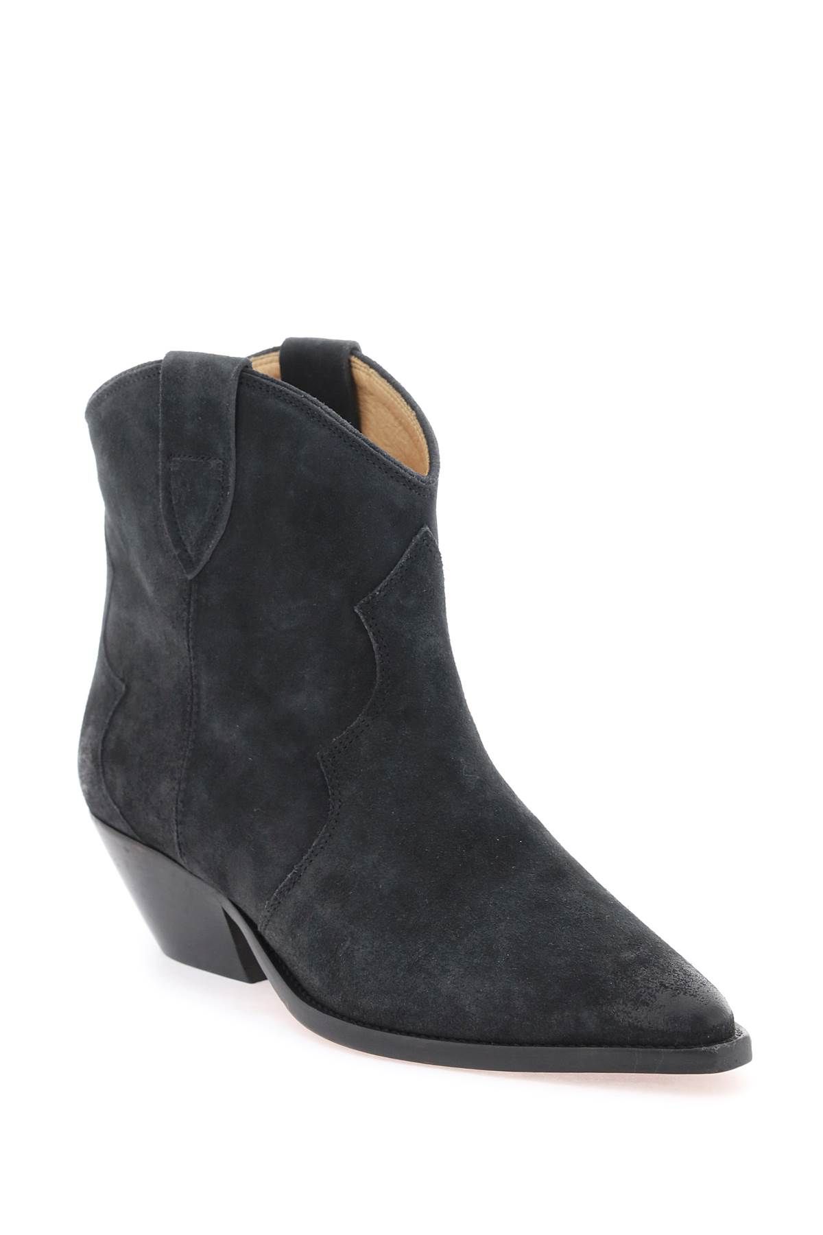 Shop Isabel Marant Dewina Boots In Black