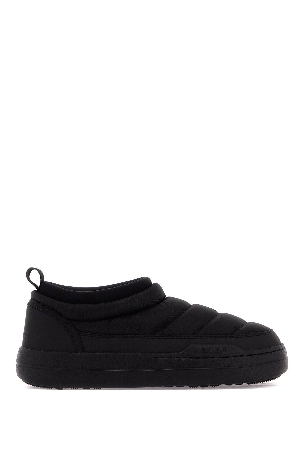 Shop Moon Boot Soft Nylon Slip-on Park Shoes In Black