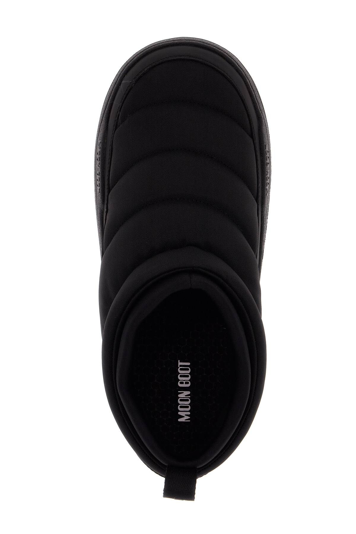 Shop Moon Boot Soft Nylon Slip-on Park Shoes In Black