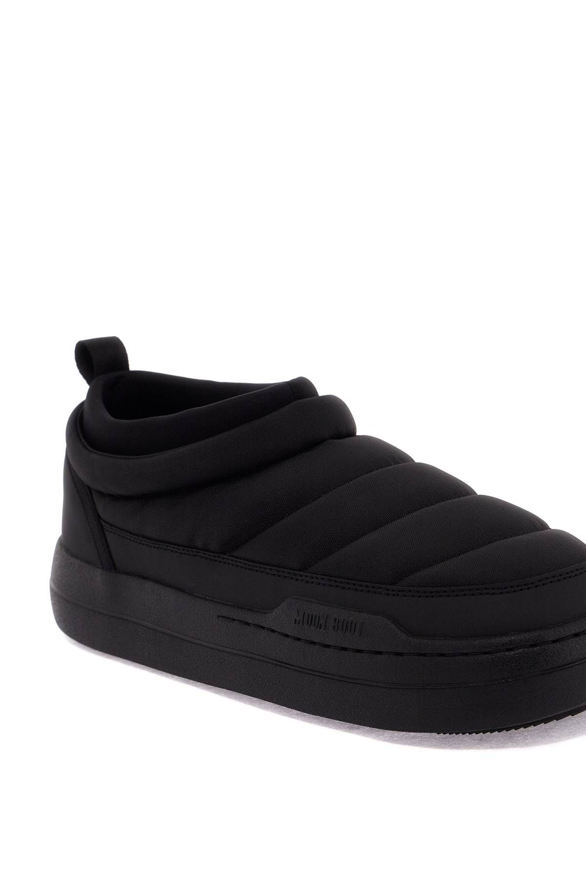 Shop Moon Boot Soft Nylon Slip-on Park Shoes In Black