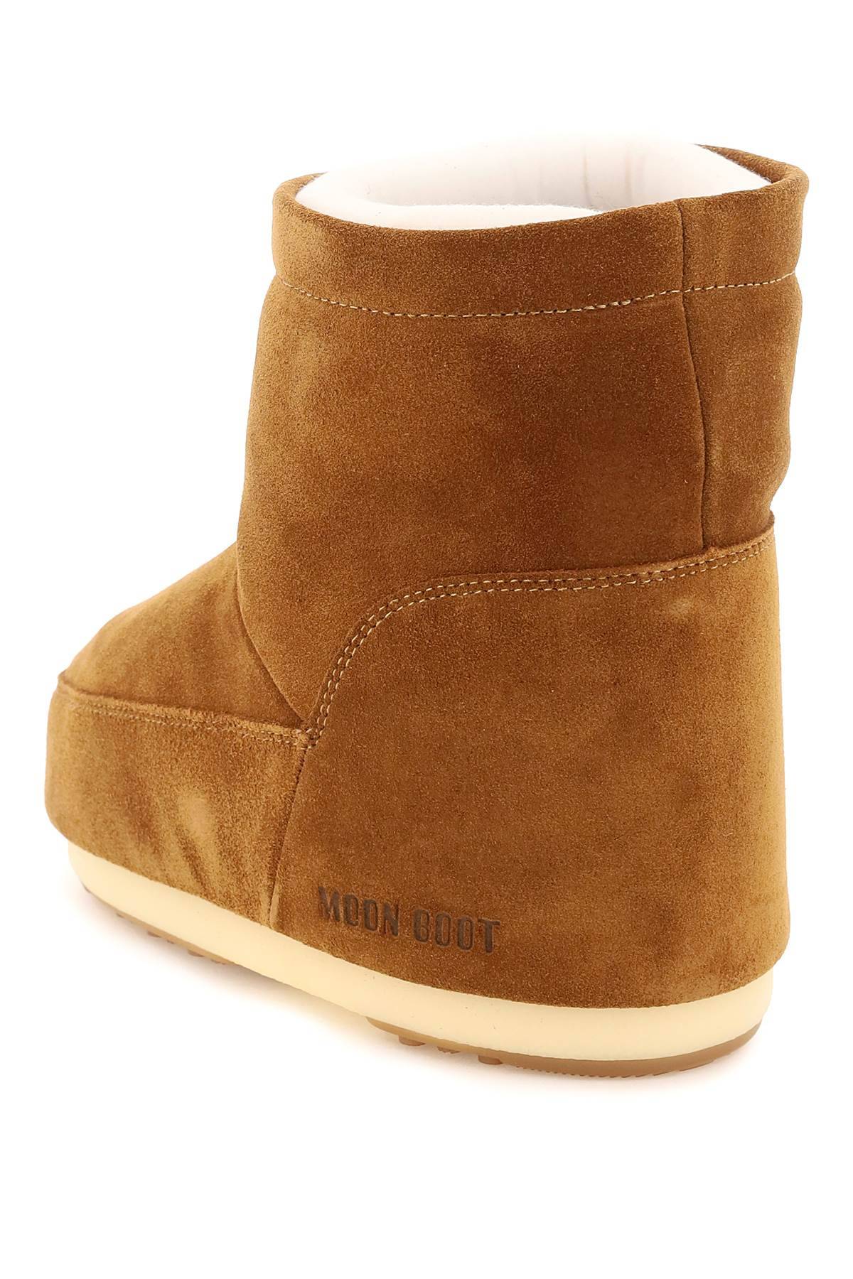 Shop Moon Boot Icon Low Suede Snow Boots In Brown